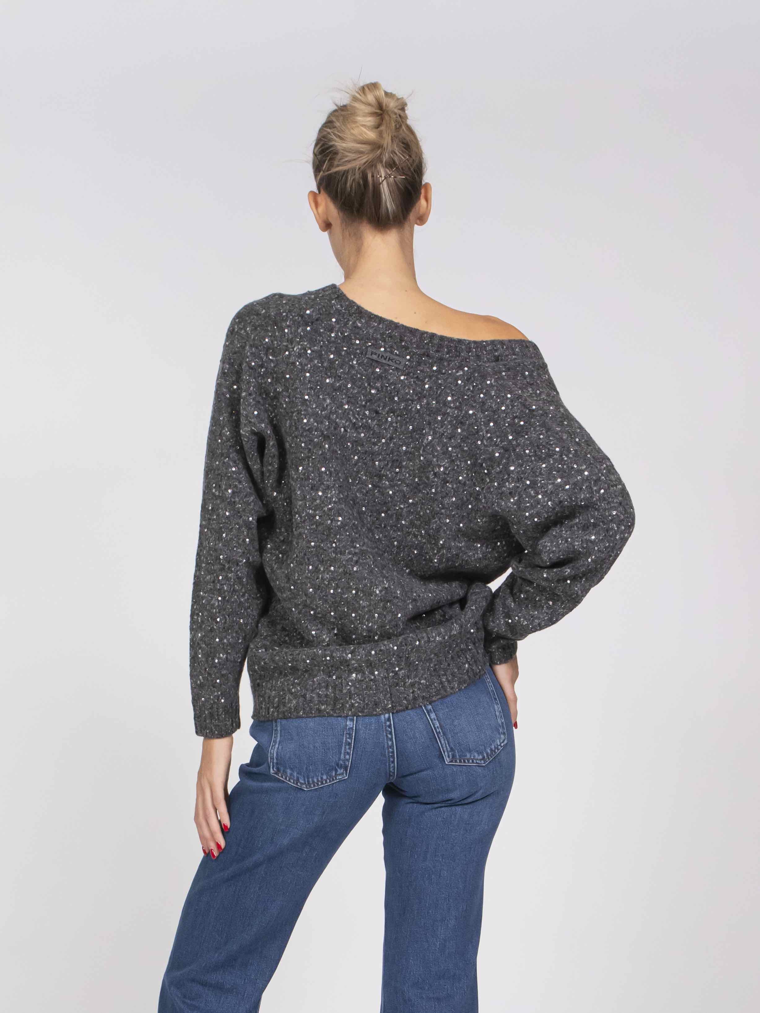 Pinko Cardigan IZ9 GRIGIO/NERO