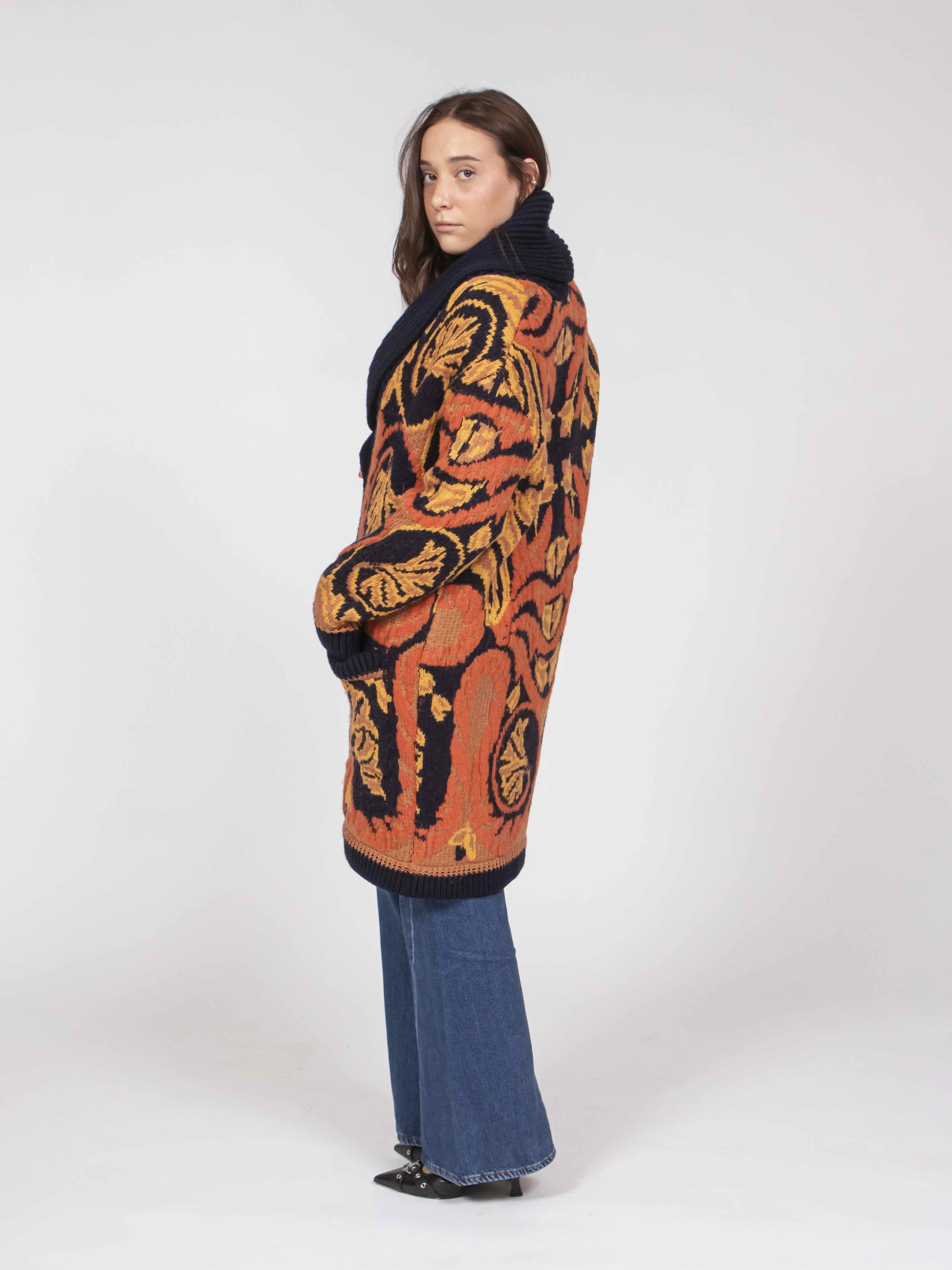 Etro Cardigan S9884 FANTASIA ARANCIO