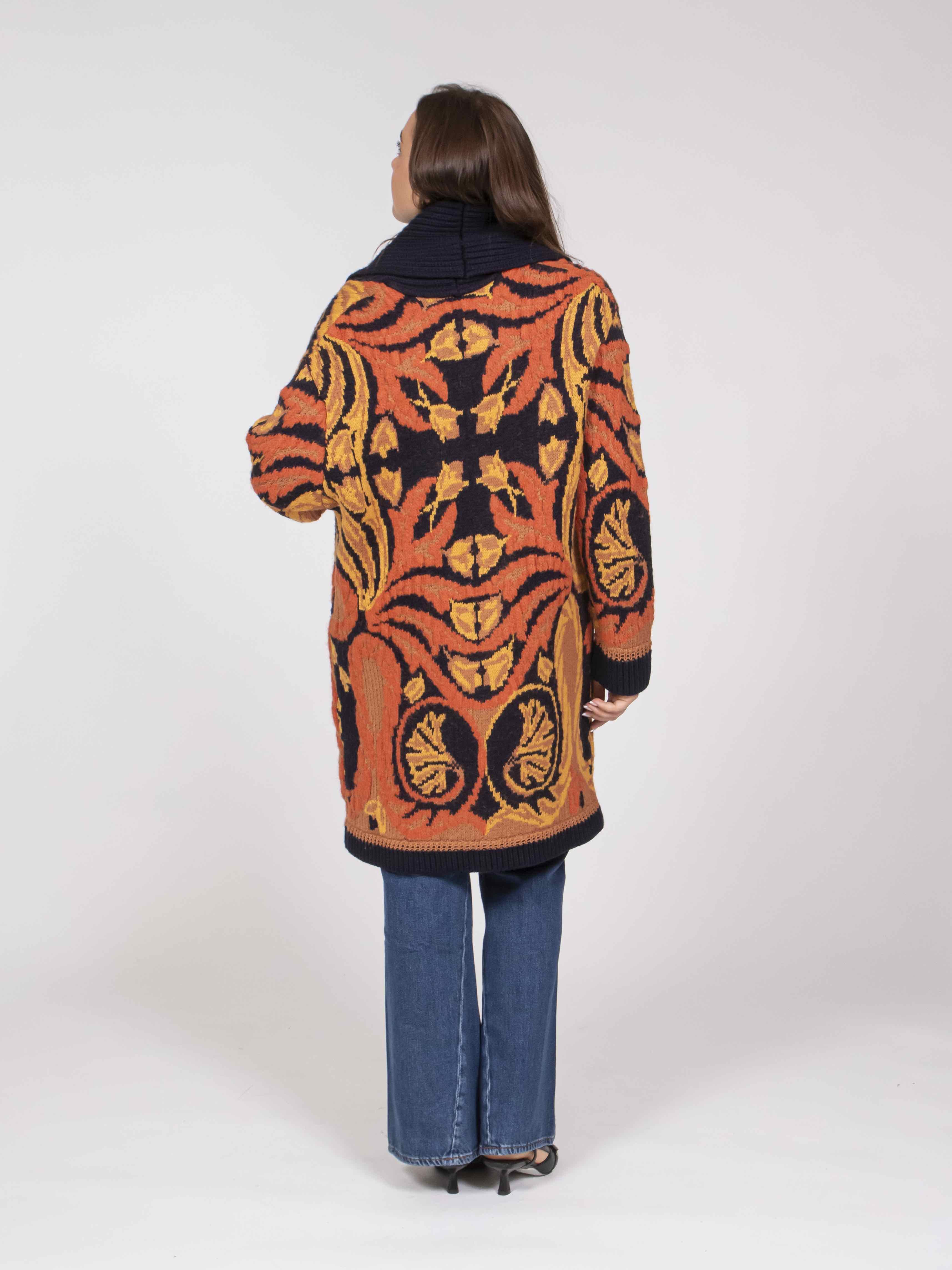 Etro Cardigan S9884 FANTASIA ARANCIO