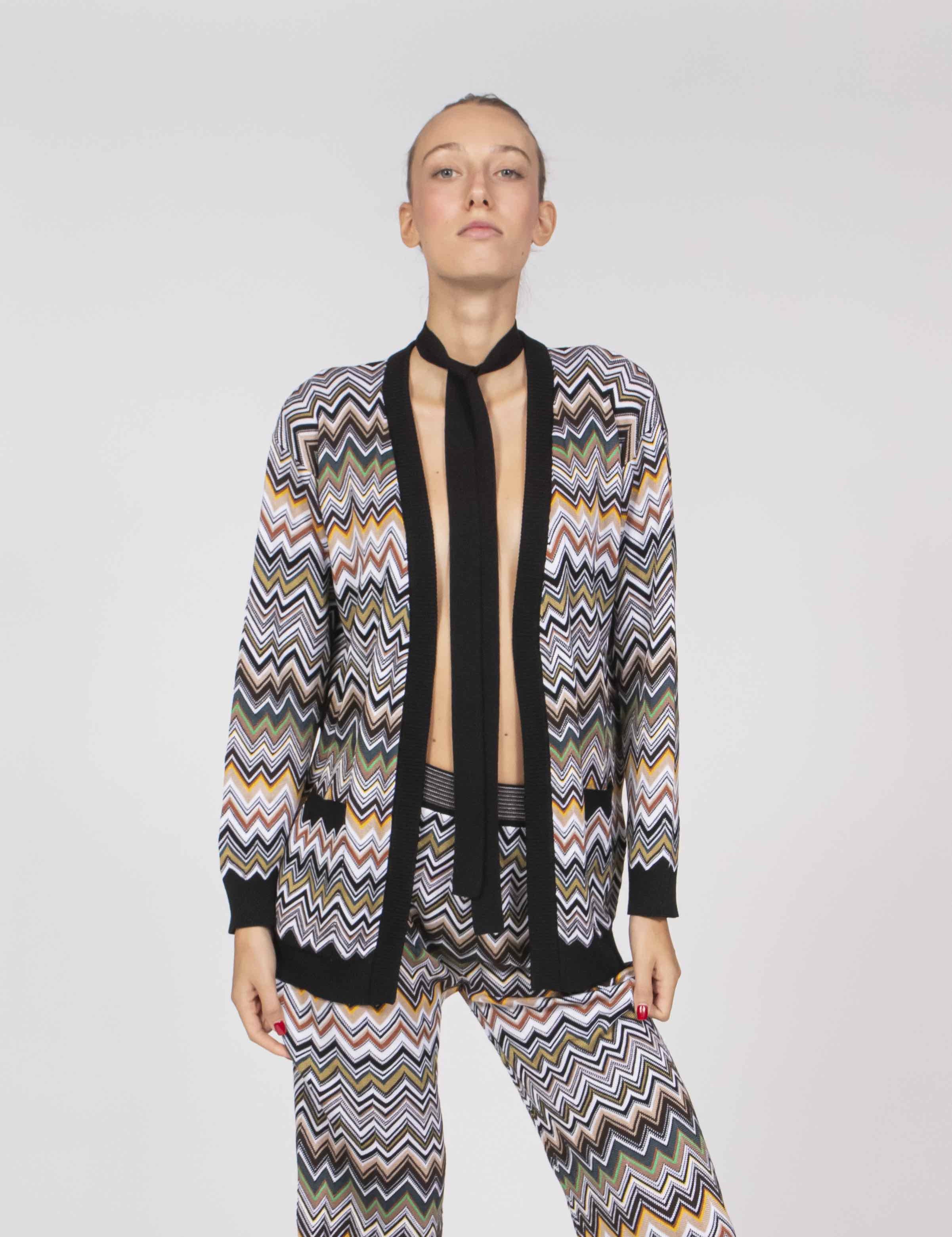 Missoni Cardigan SM9TA MULTIBROW YELLOTONES