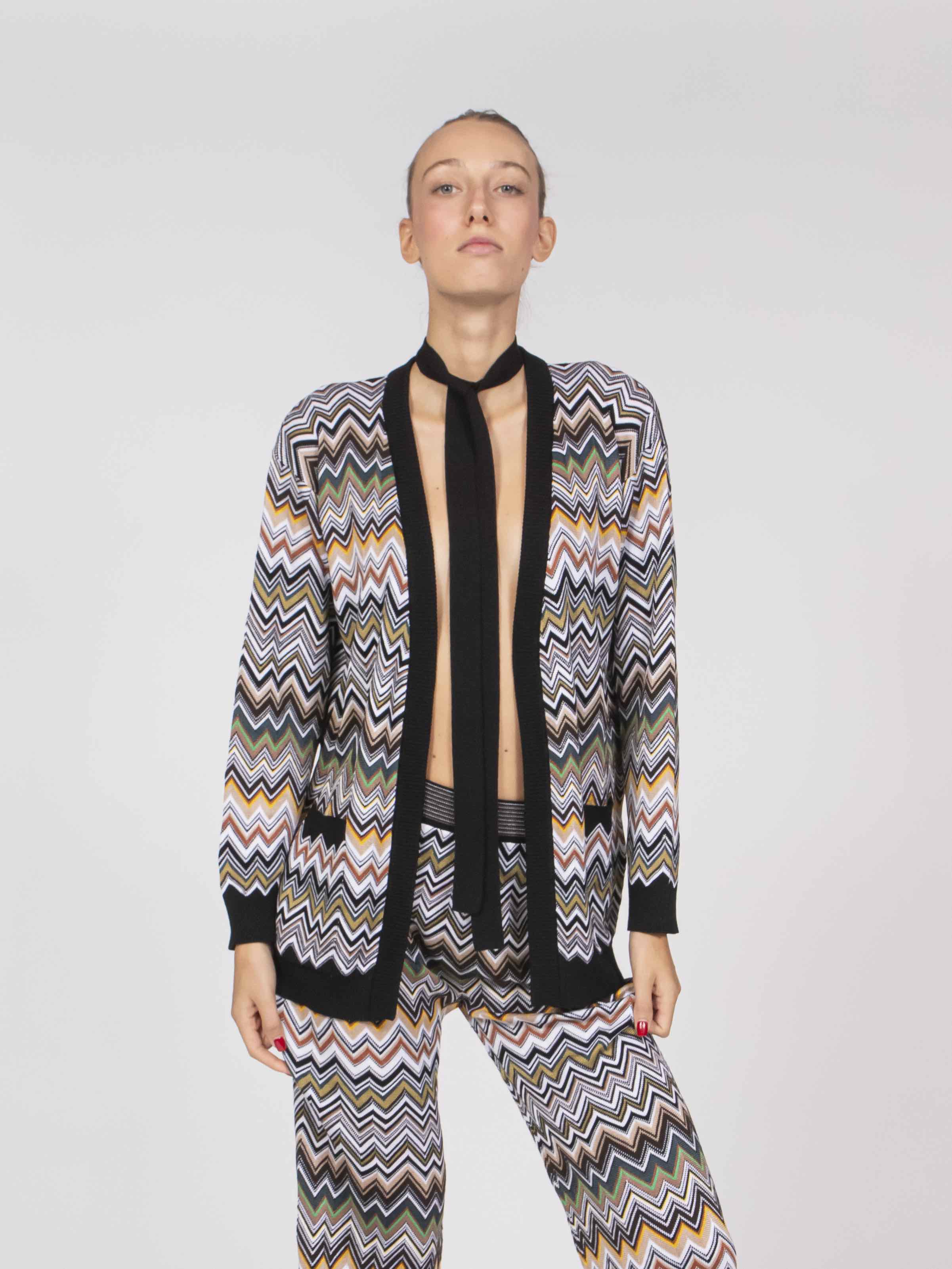 Missoni Cardigan SM9TA MULTIBROW YELLOTONES