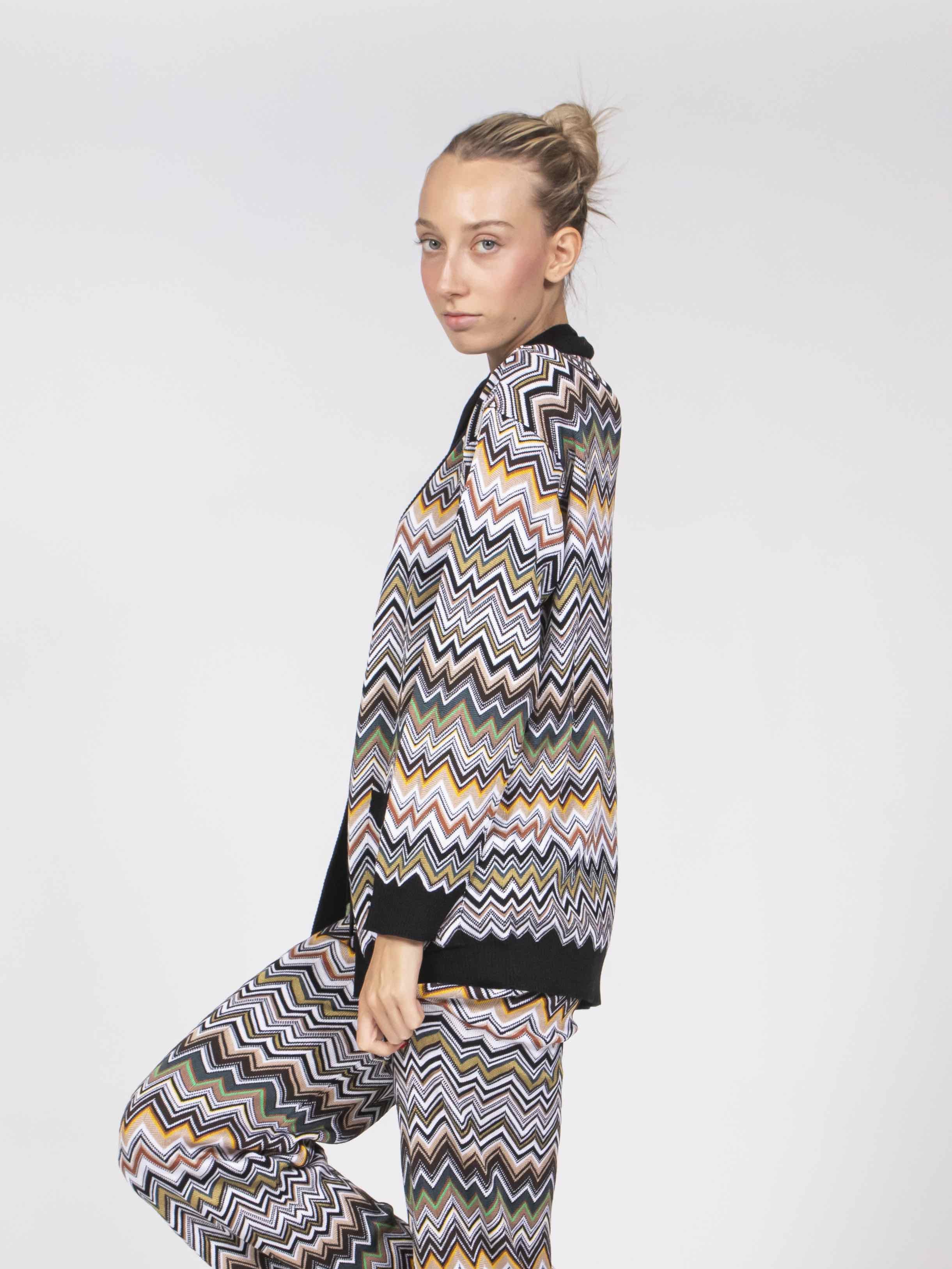 Missoni Cardigan SM9TA MULTIBROW YELLOTONES
