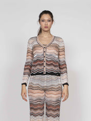 Missoni Cardigan SM9ZV RED/BEIGE