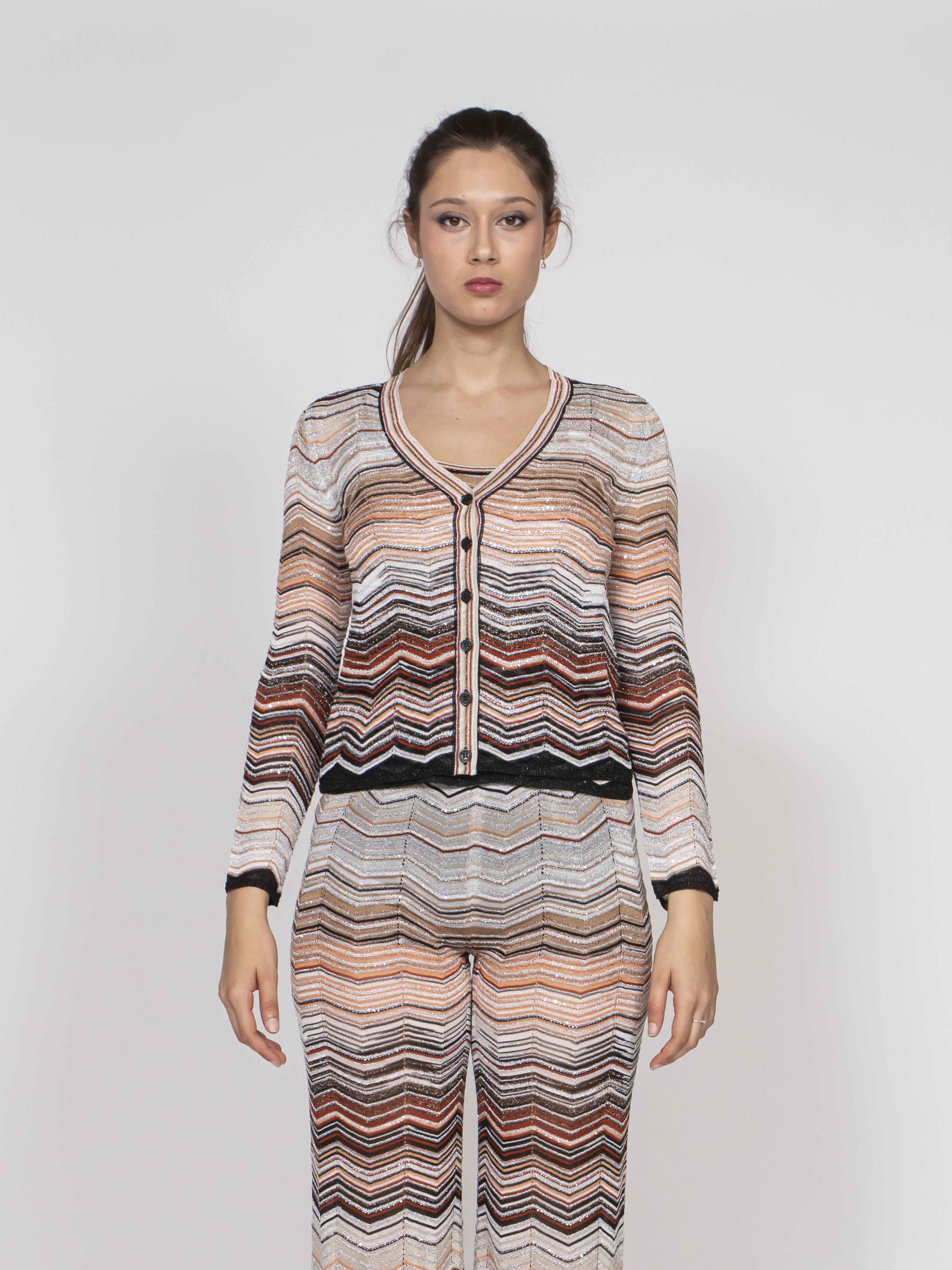 Missoni Cardigan SM9ZV RED/BEIGE