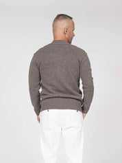 Paolo Pecora Cardigan U281 VISONE/ASFALTO