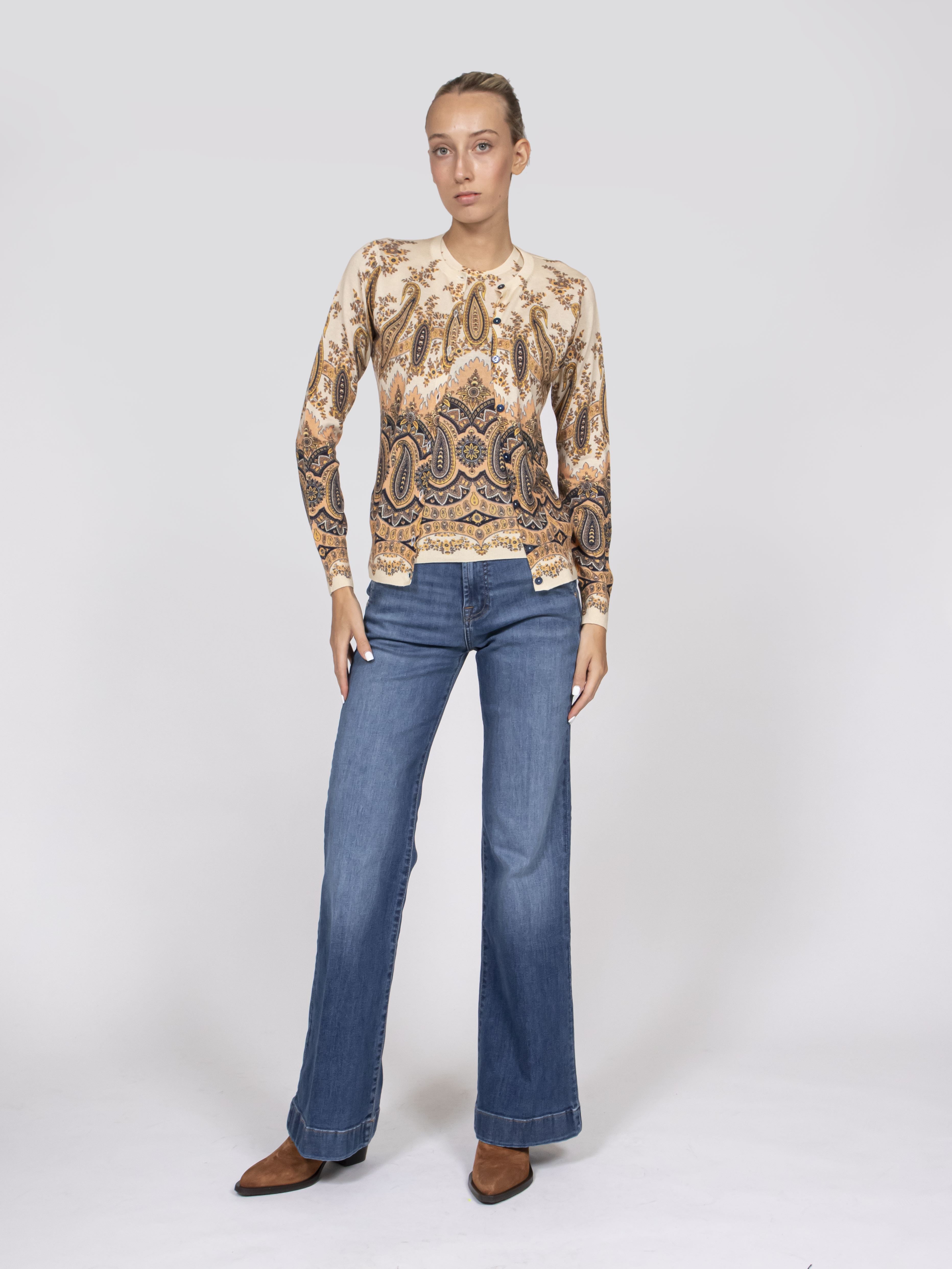 Etro Cardigan X0822 FANTASIA BEIGE