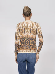 Etro Cardigan X0822 FANTASIA BEIGE