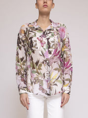 Shirtaporter Casacca 1 MEXICAN GARDEN BIANCO