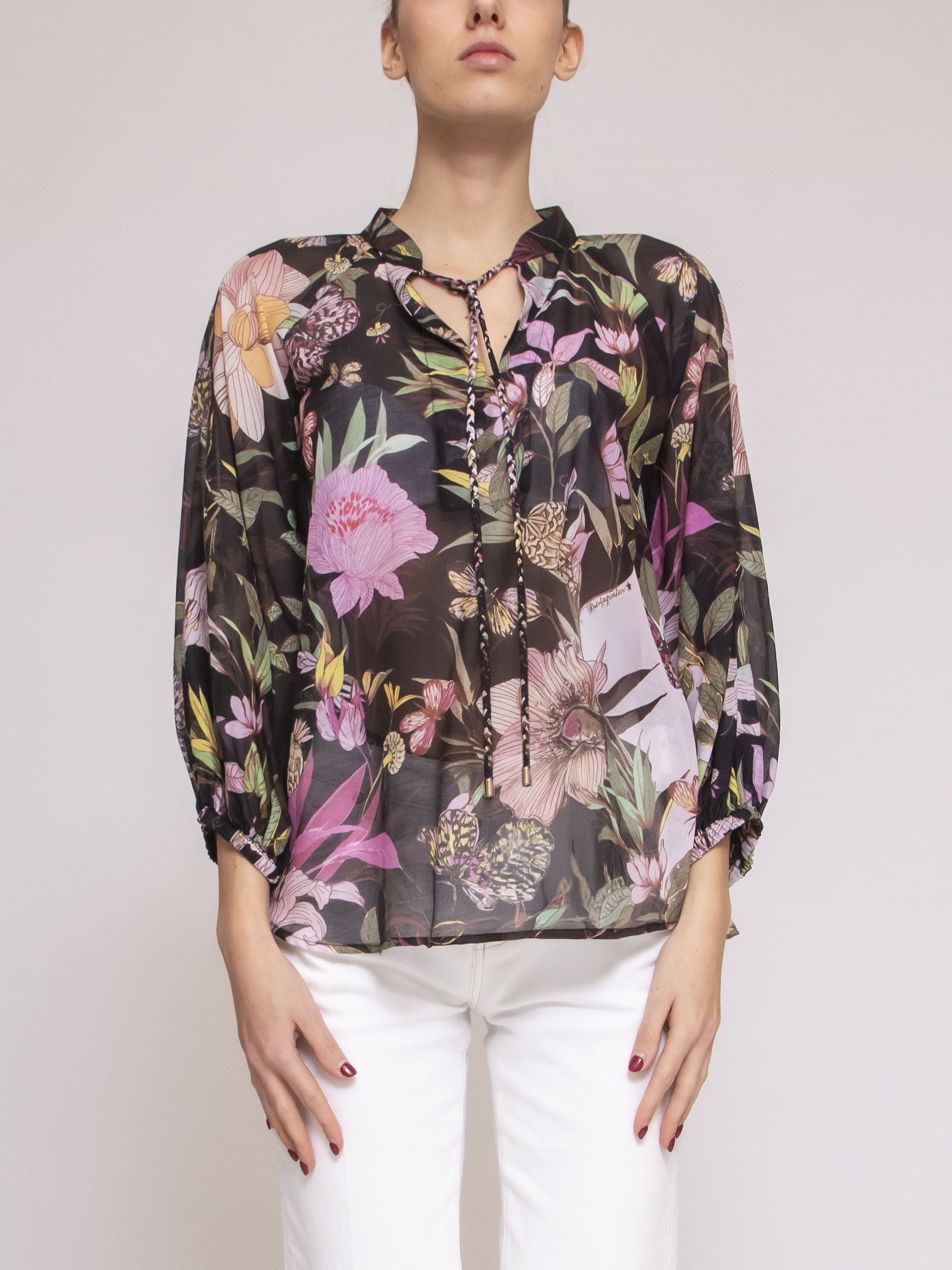 Shirtaporter Casacca 2 MEXICAN GARDEN NERO
