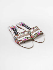 Dolce & Gabbana Ciabatta 8V135 BIANCO/MULTICOLOR