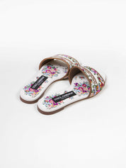 Dolce & Gabbana Ciabatta 8V135 BIANCO/MULTICOLOR