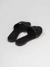 Dolce & Gabbana Ciabatta Flat Vit.liscio 80999 NERO