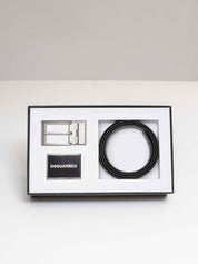 Dsquared2 Cintura M1510 BLACK+PALLADIUM