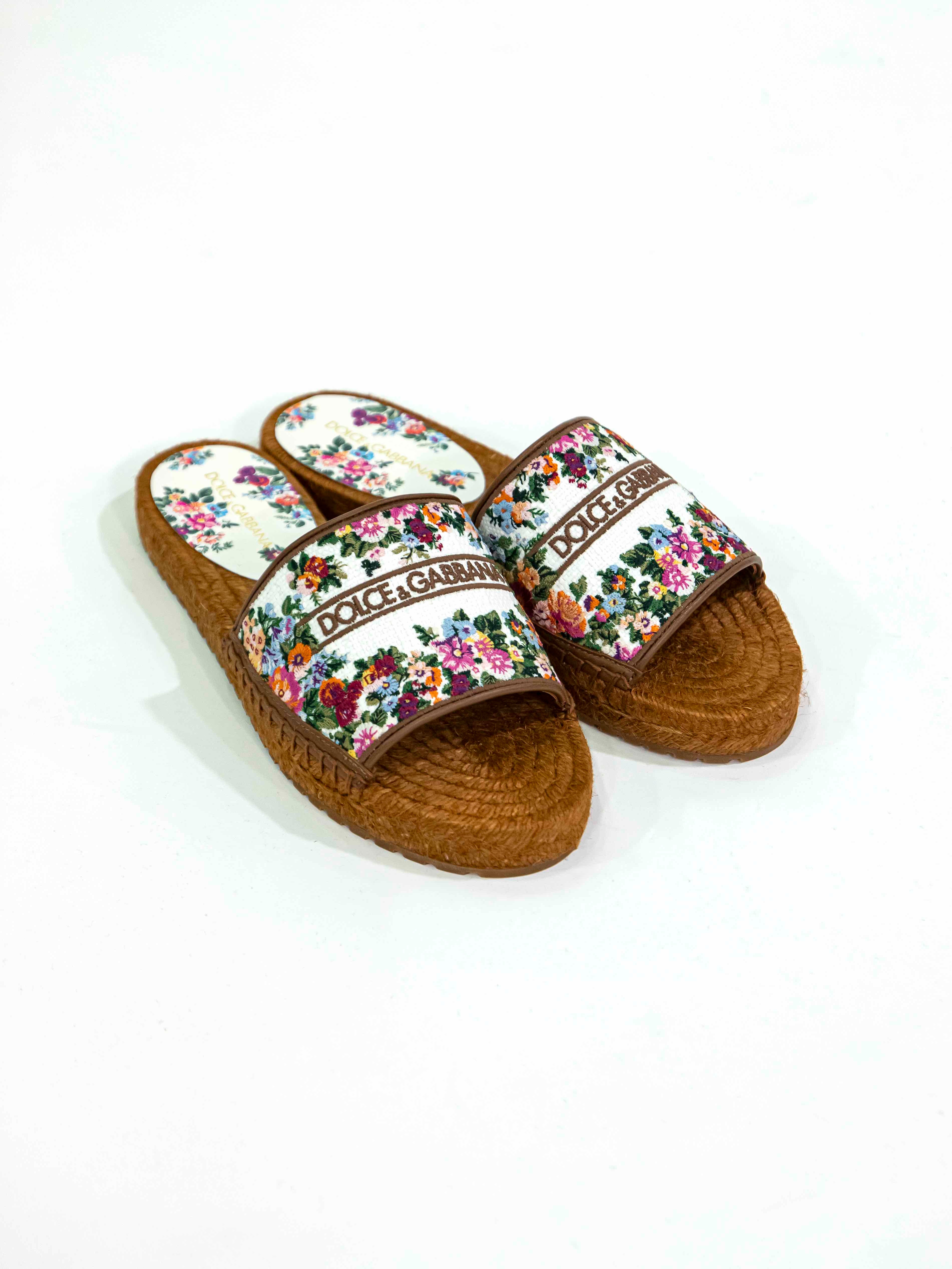 Dolce & Gabbana Espadrilla 8V135 BIANCO/MULTICOLOR