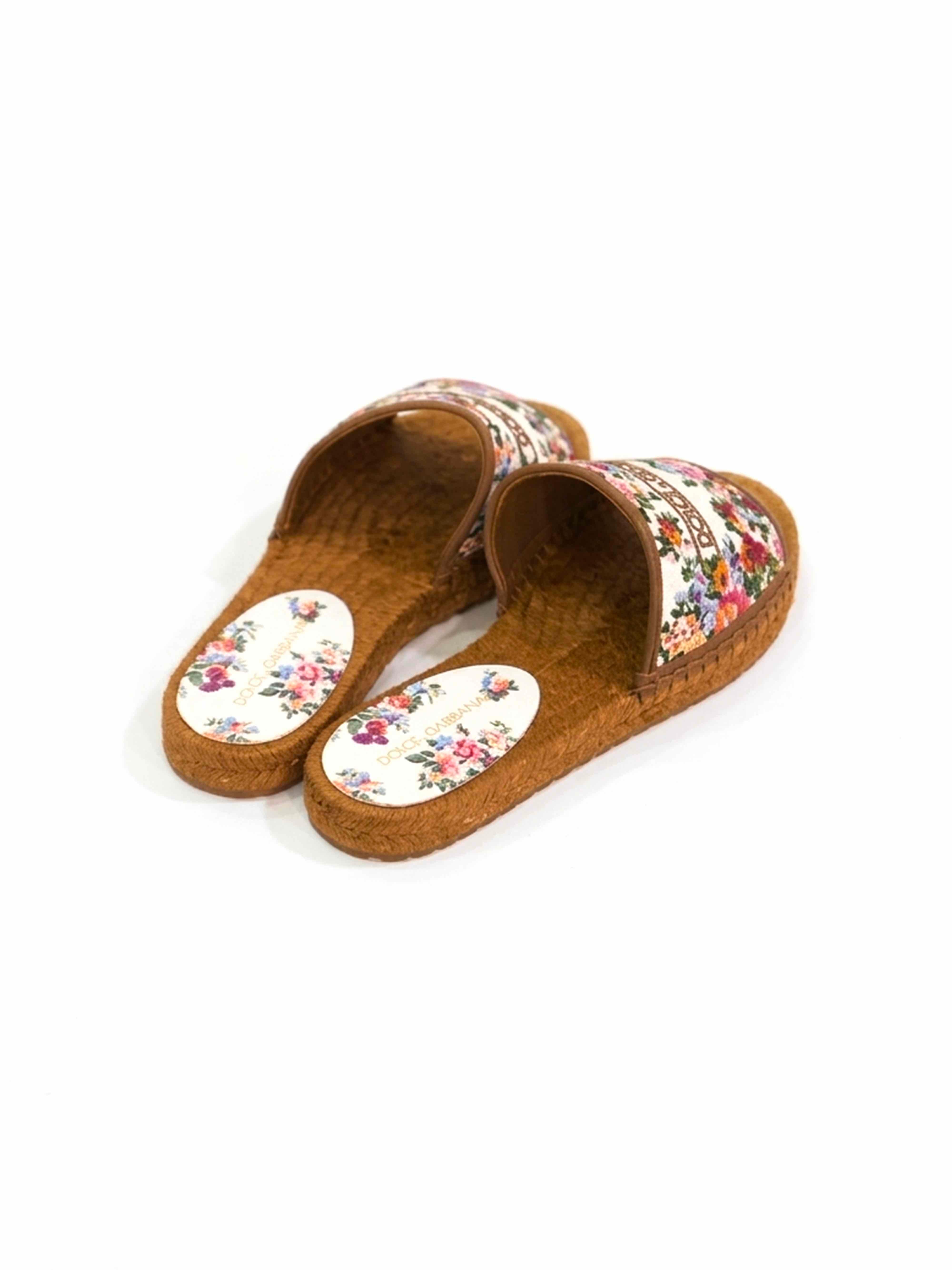 Dolce & Gabbana Espadrilla 8V135 BIANCO/MULTICOLOR