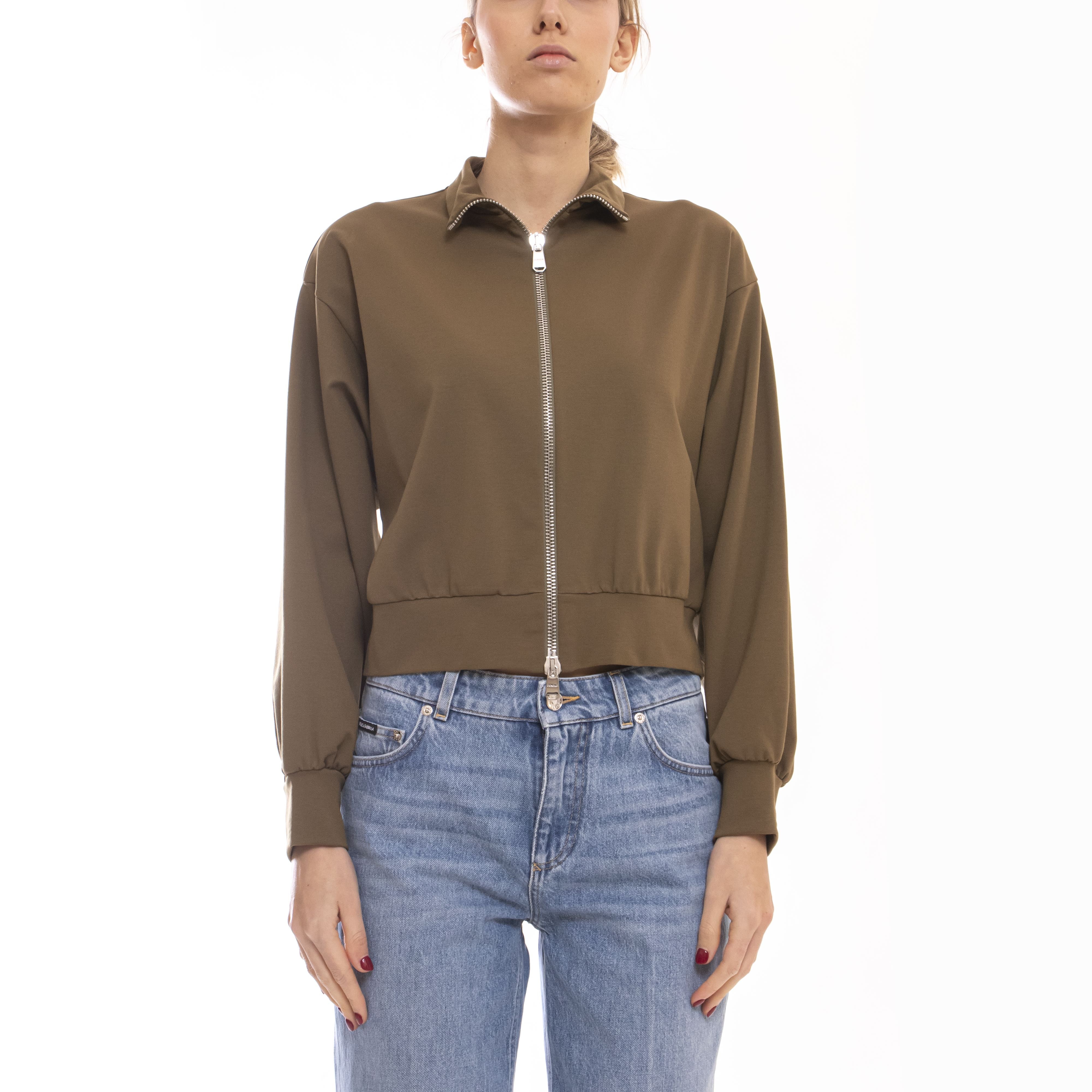 Dondup Felpa 637 VERDE MILITARE