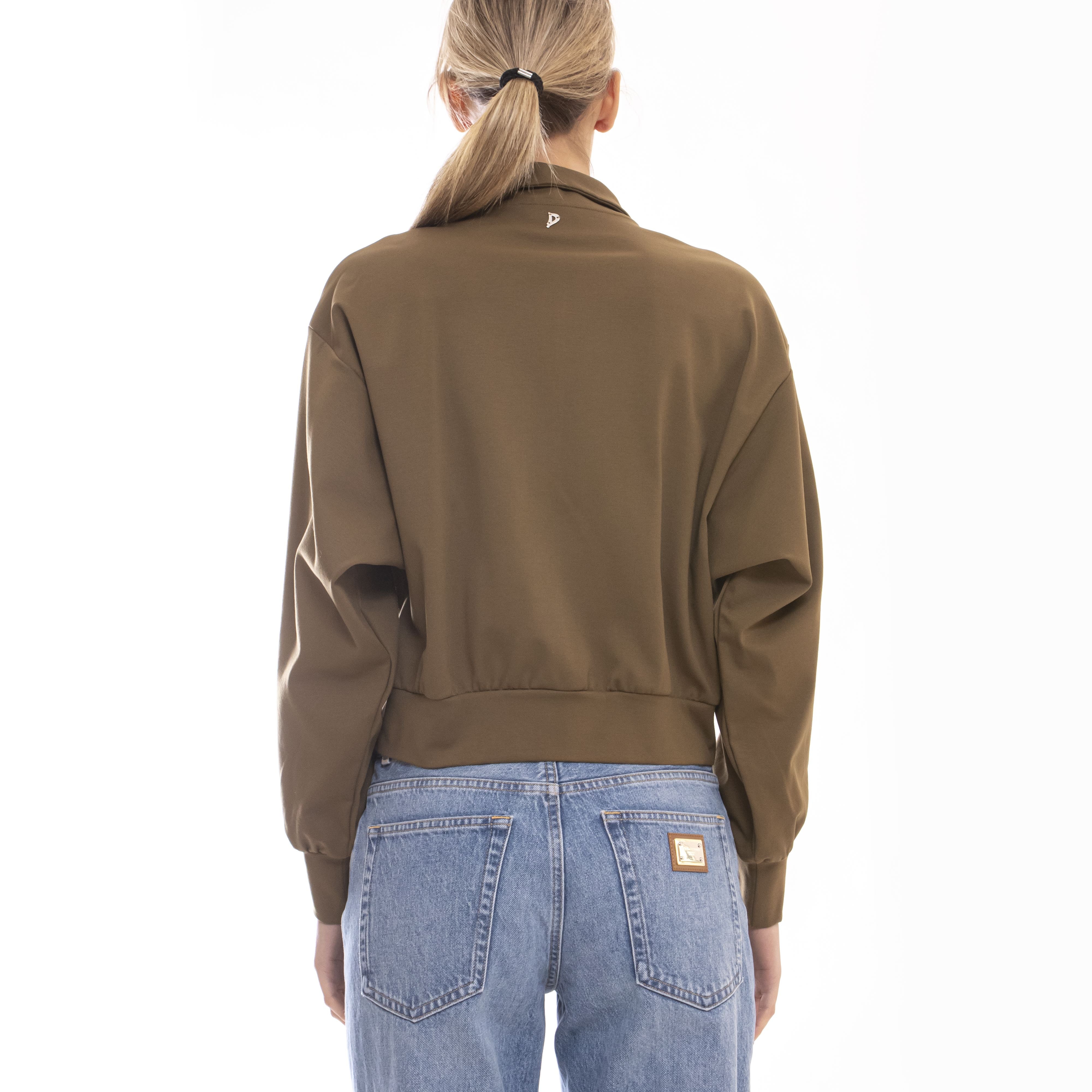 Dondup Felpa 637 VERDE MILITARE