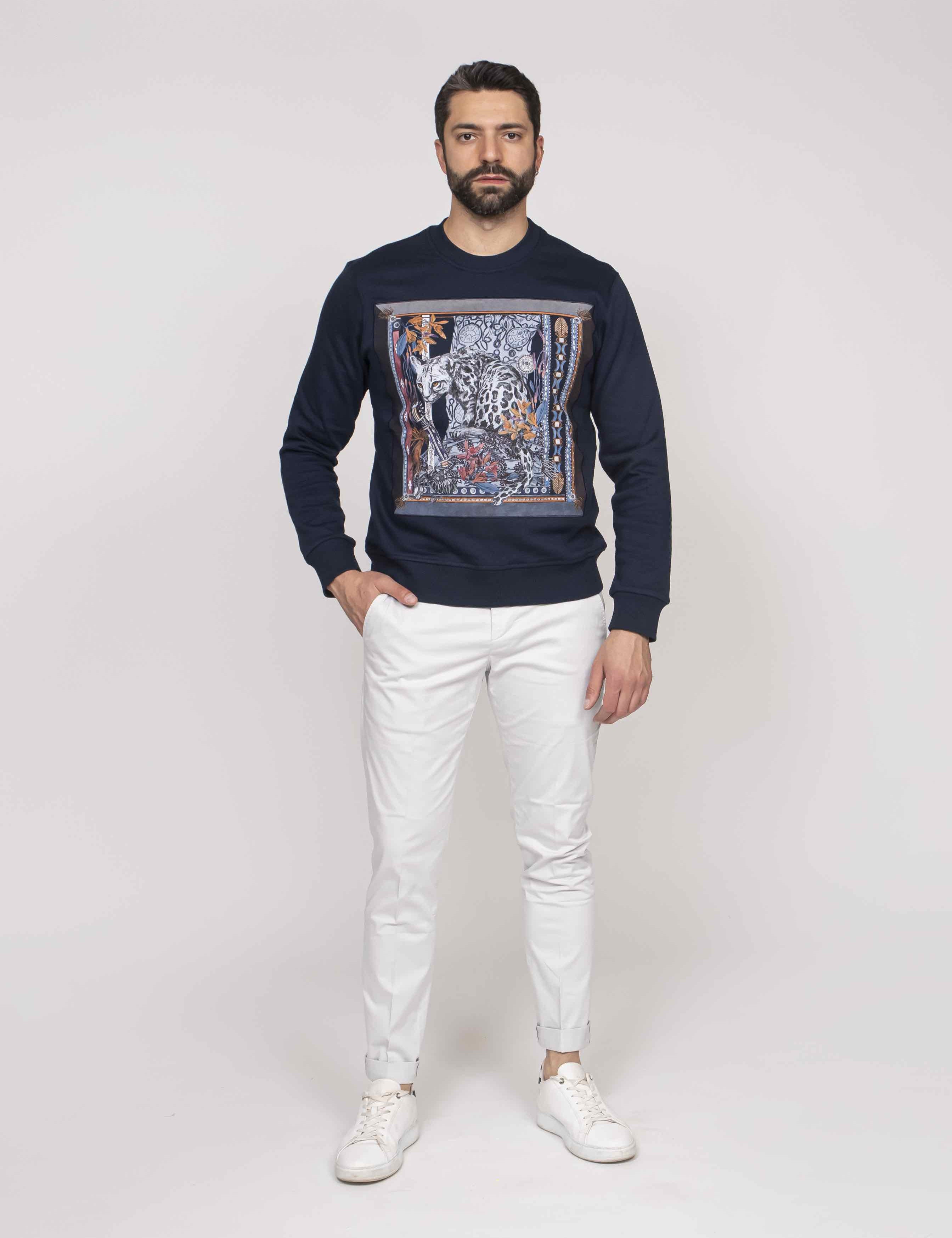 Etro Felpa B0065 BLU