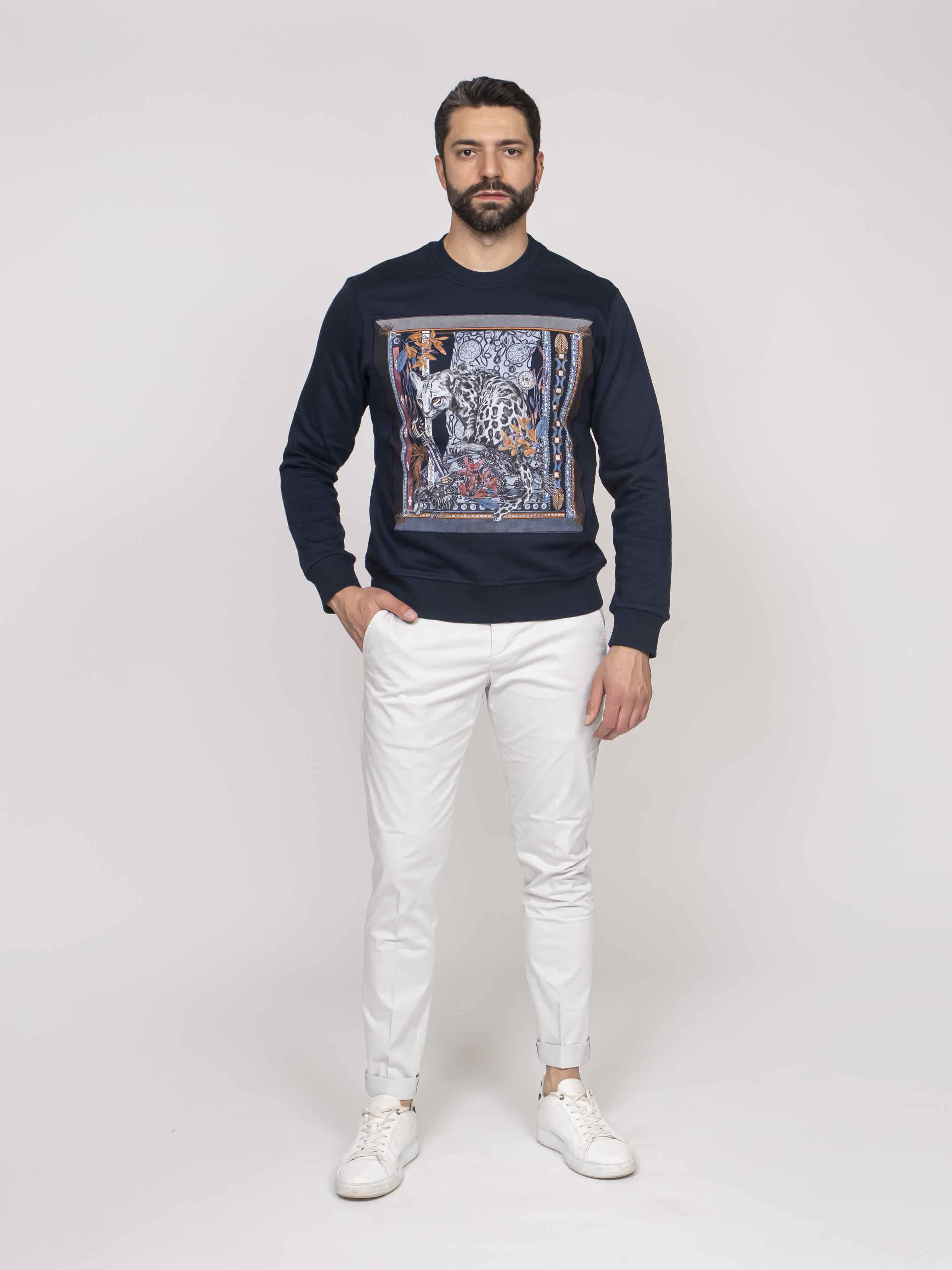 Etro Felpa B0065 BLU