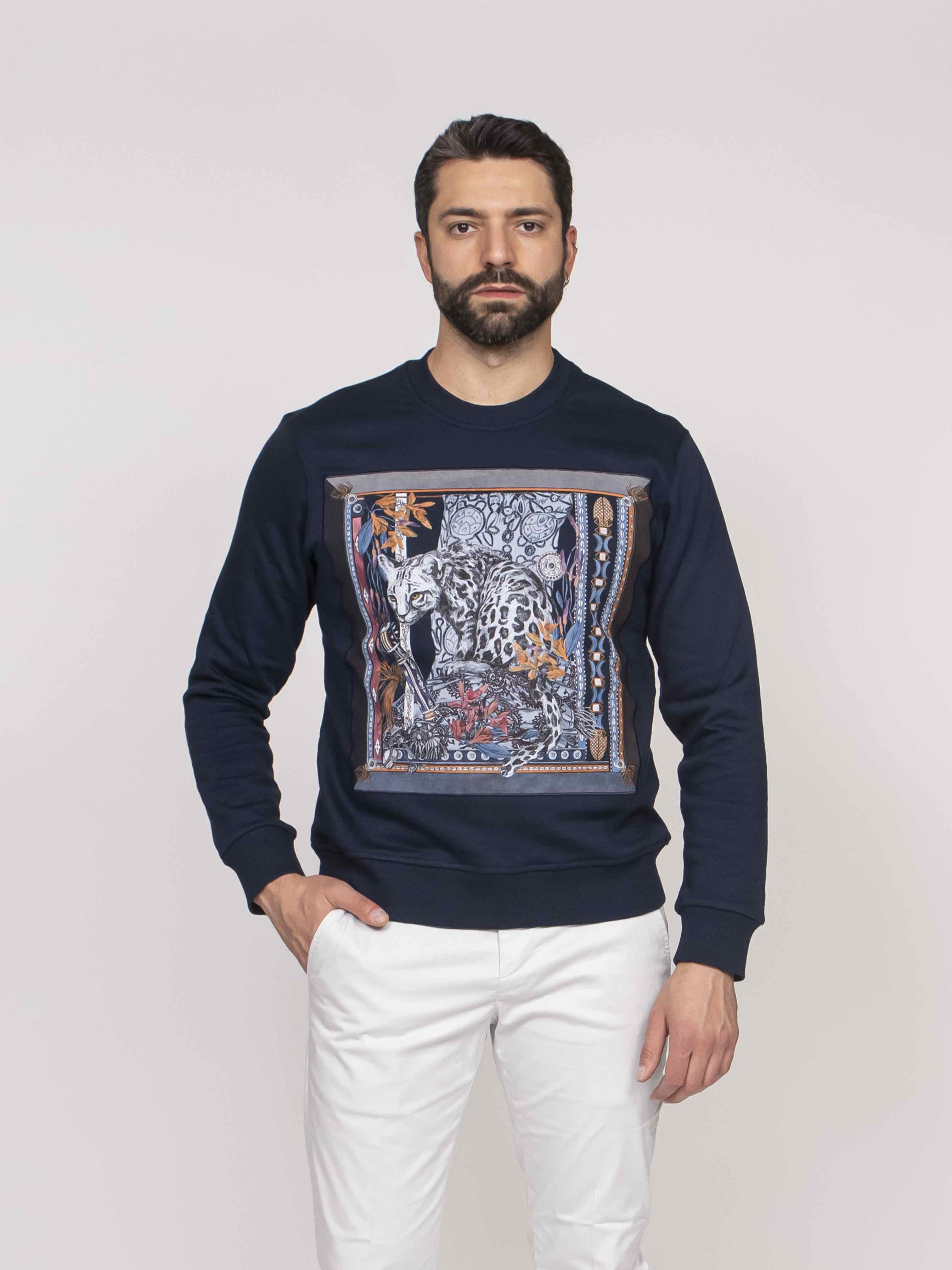 Etro Felpa B0065 BLU