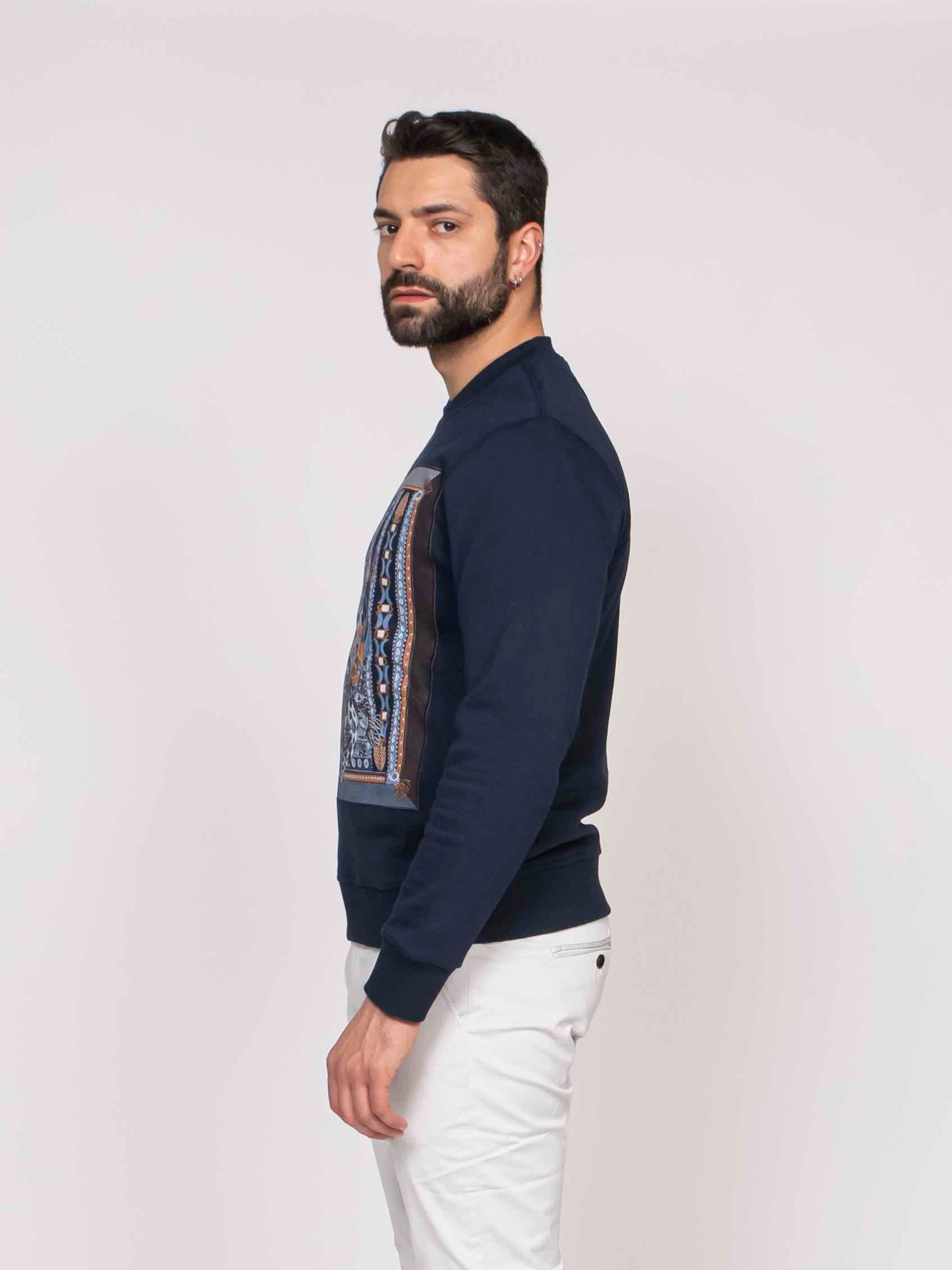 Etro Felpa B0065 BLU