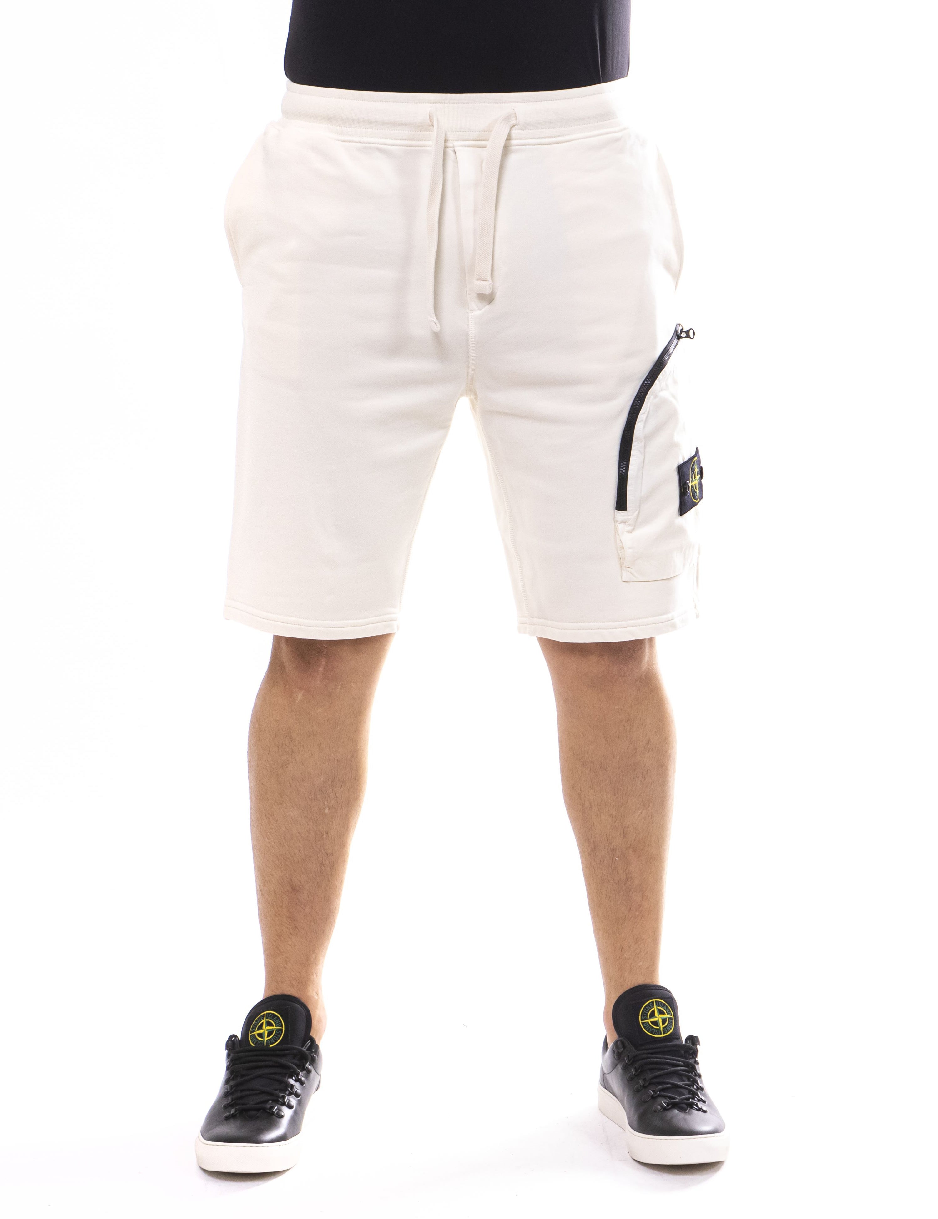 Stone Island Felpa Bermuda V0093 AVORIO