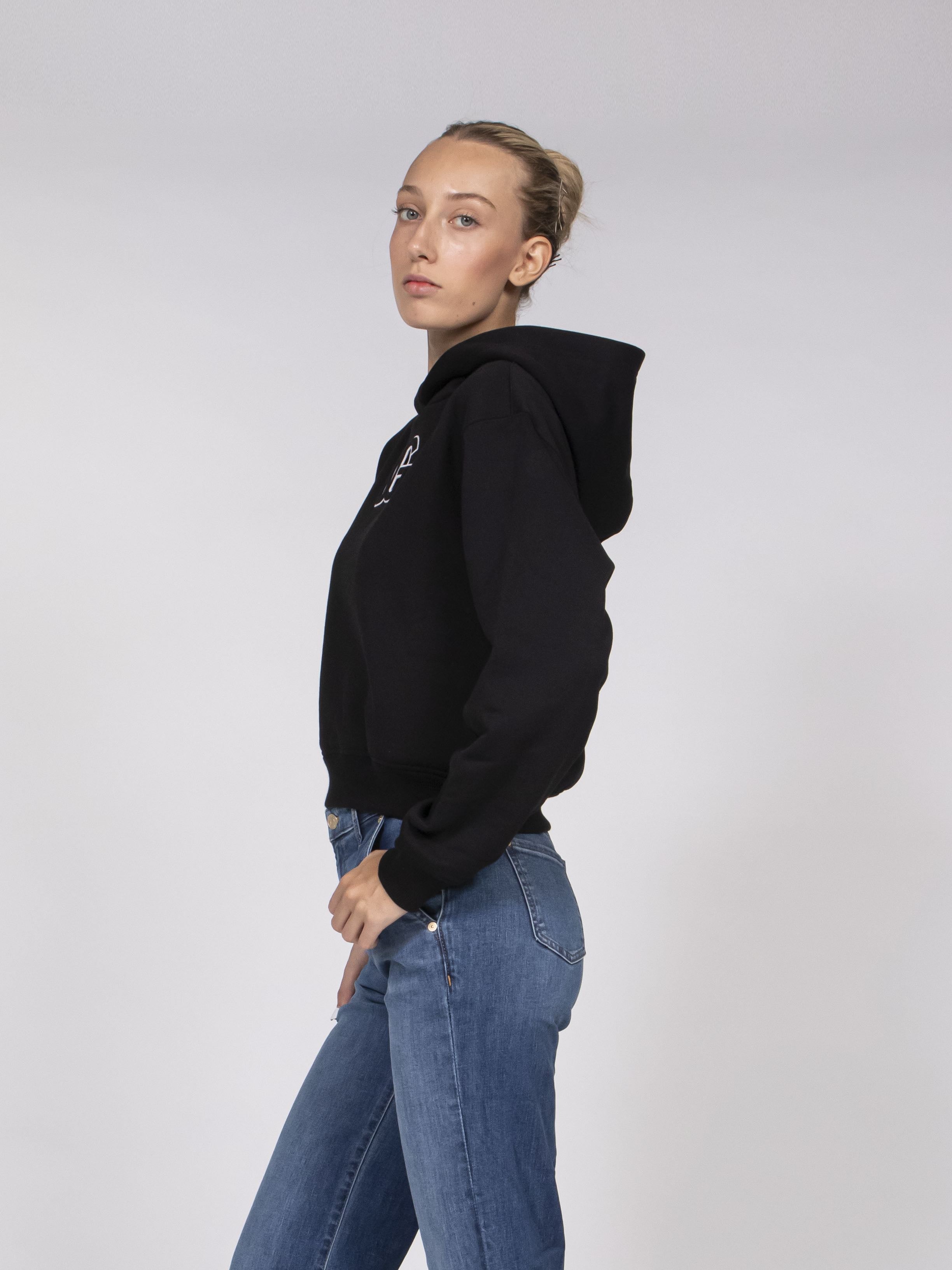 Dolce & Gabbana Felpa C/cappuccio M/l N0000 NERO