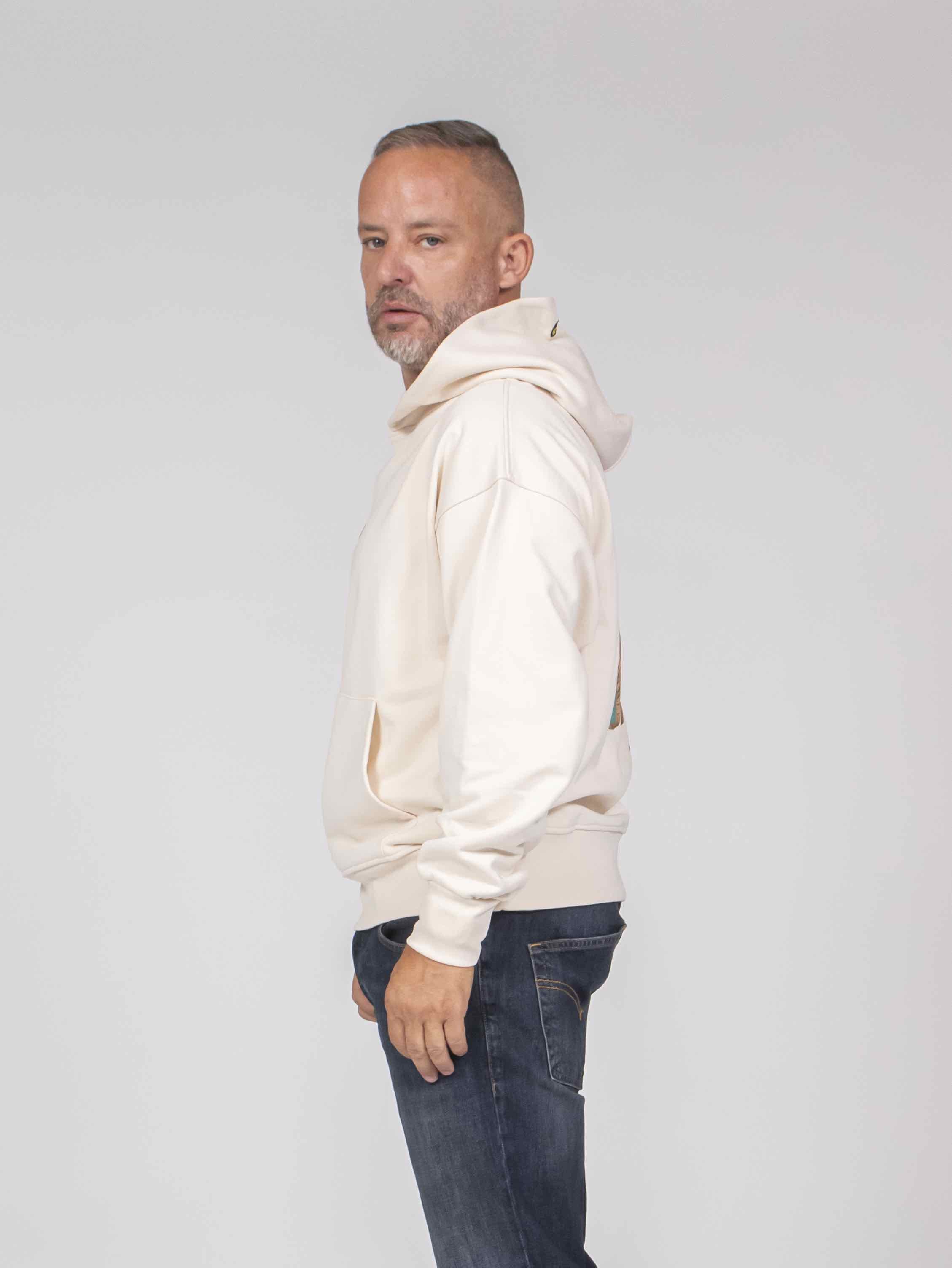 Barrow Felpa con Cappuccio 013 CREMA