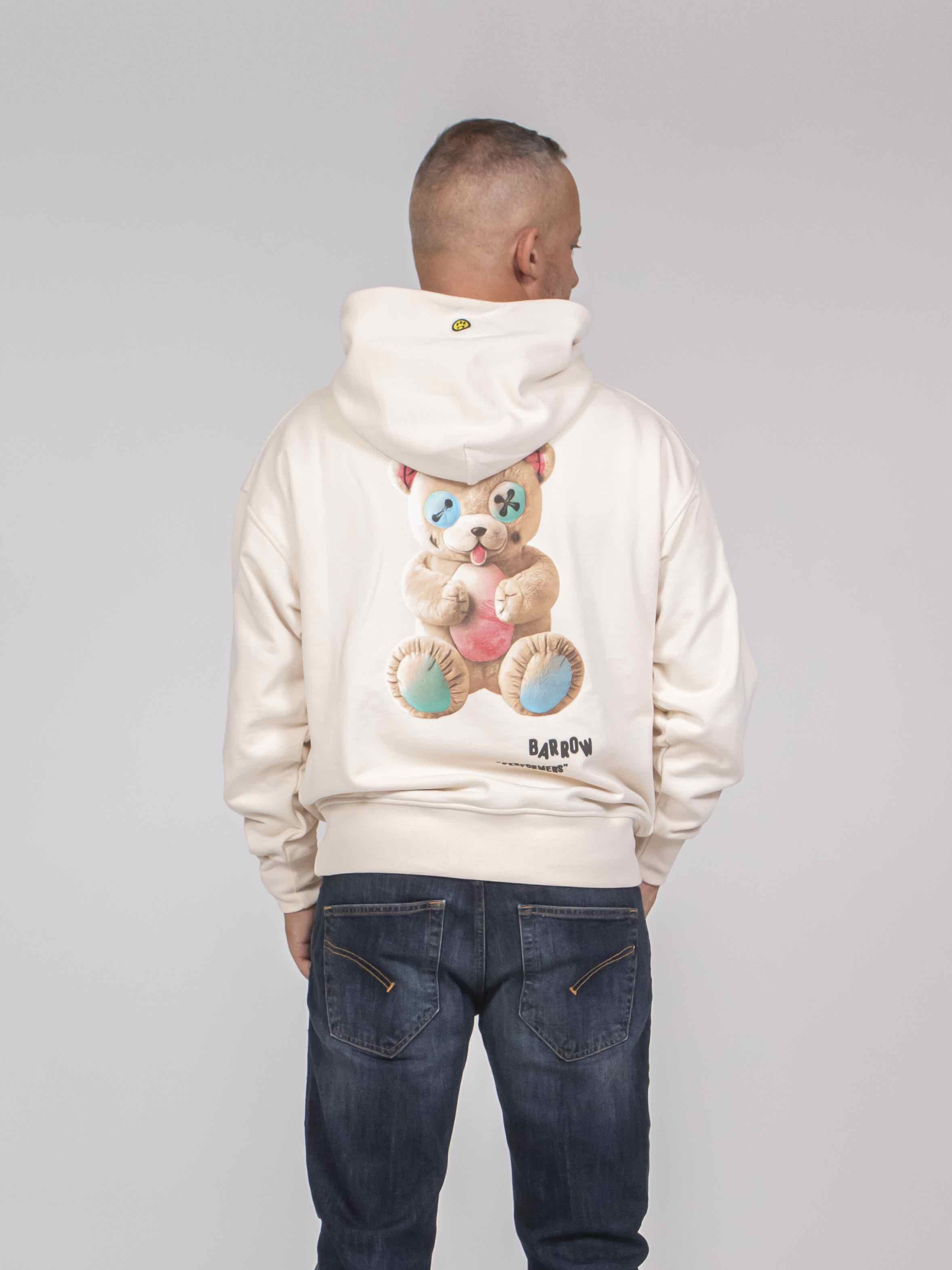 Barrow Felpa con Cappuccio 013 CREMA