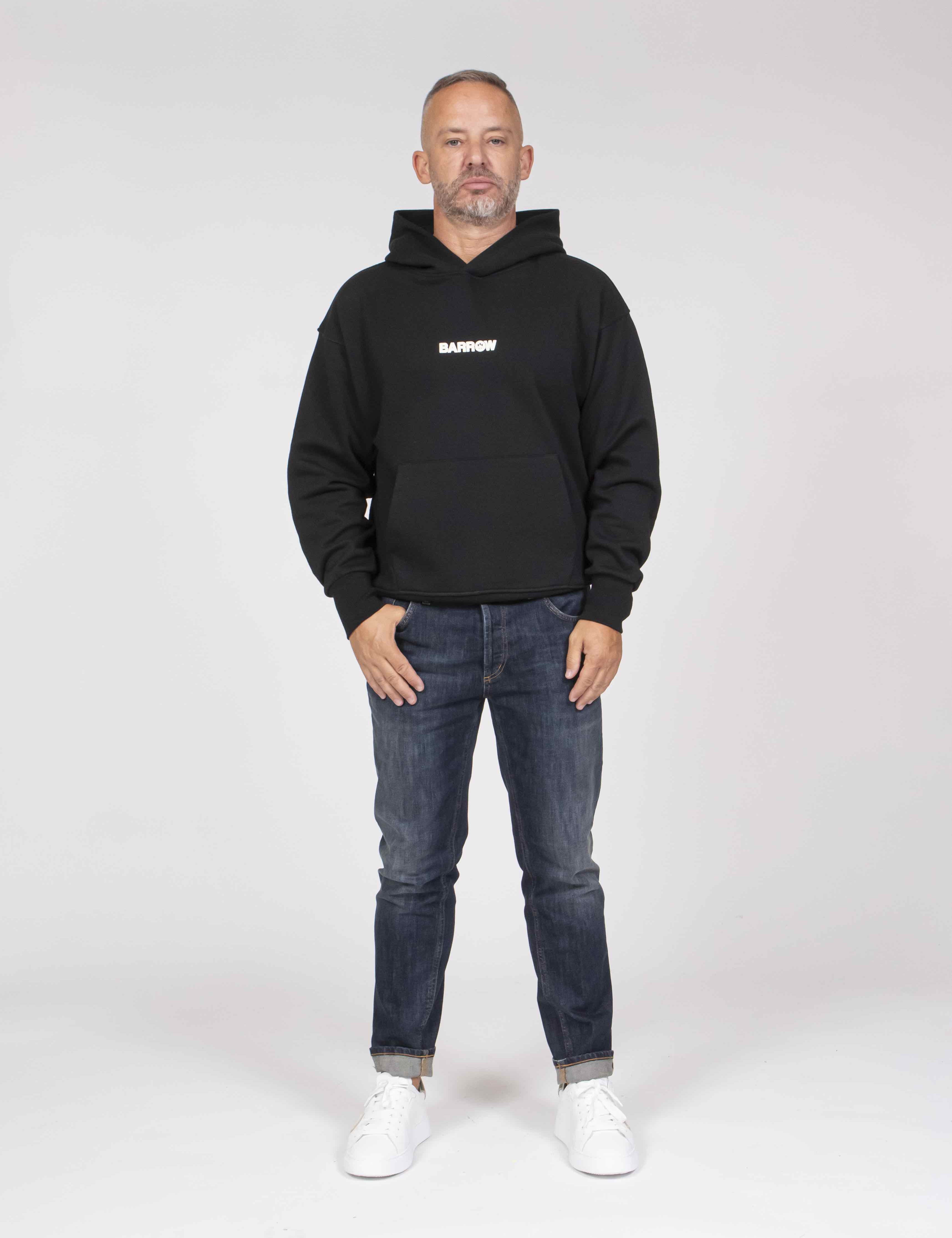 Barrow Felpa con Cappuccio 110 NERO