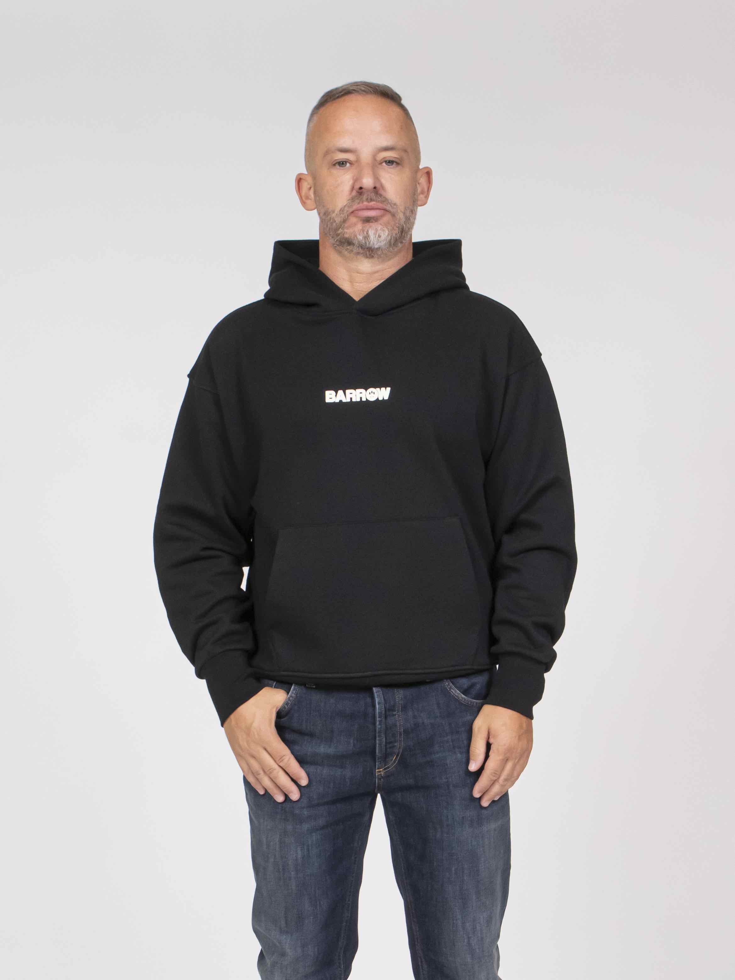 Barrow Felpa con Cappuccio 110 NERO