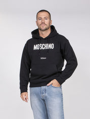 Moschino Felpa Di Cotone Organico 1555 FANTASIA NERO