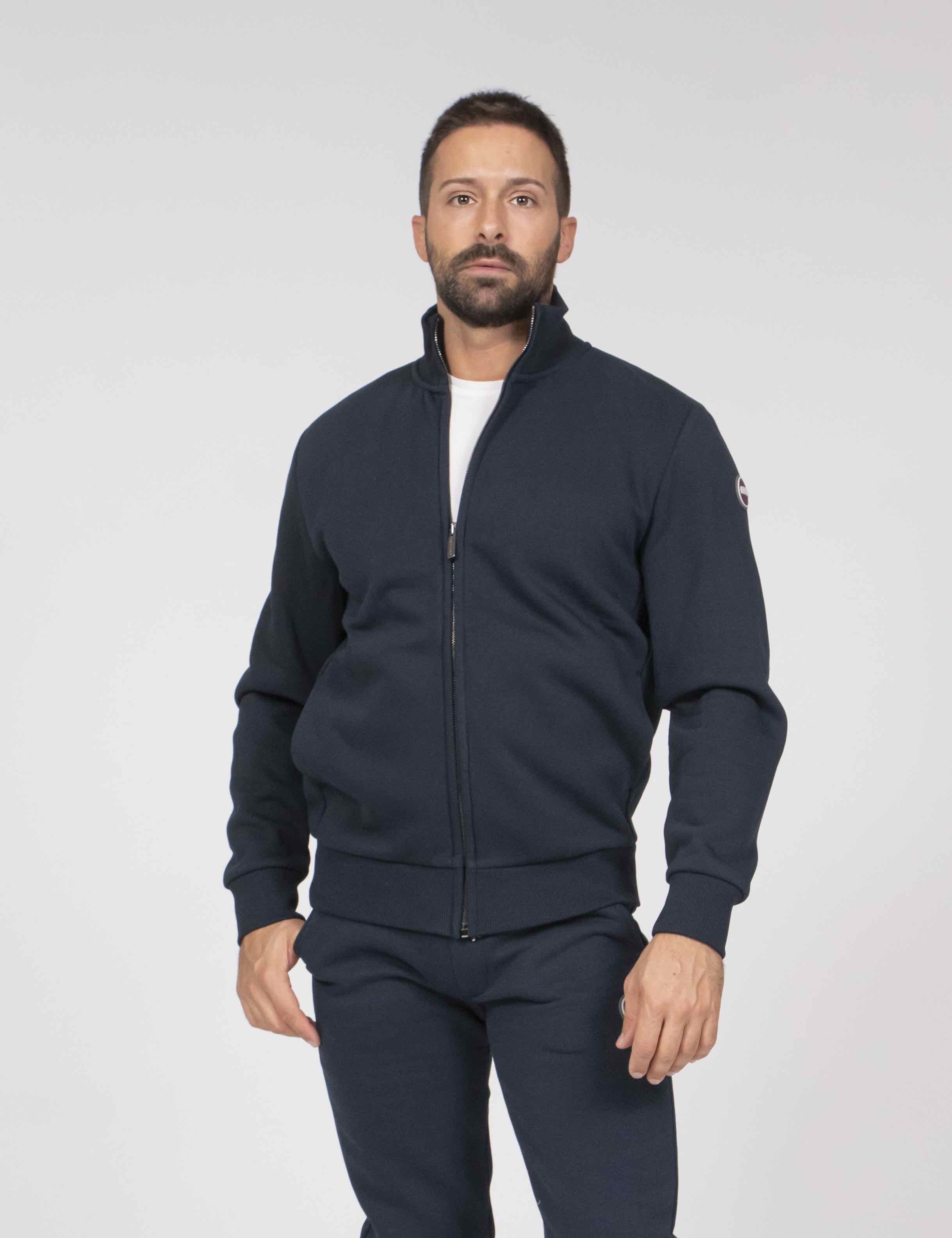 Colmar Felpa Full Zip Collo Alto 68 NAVY