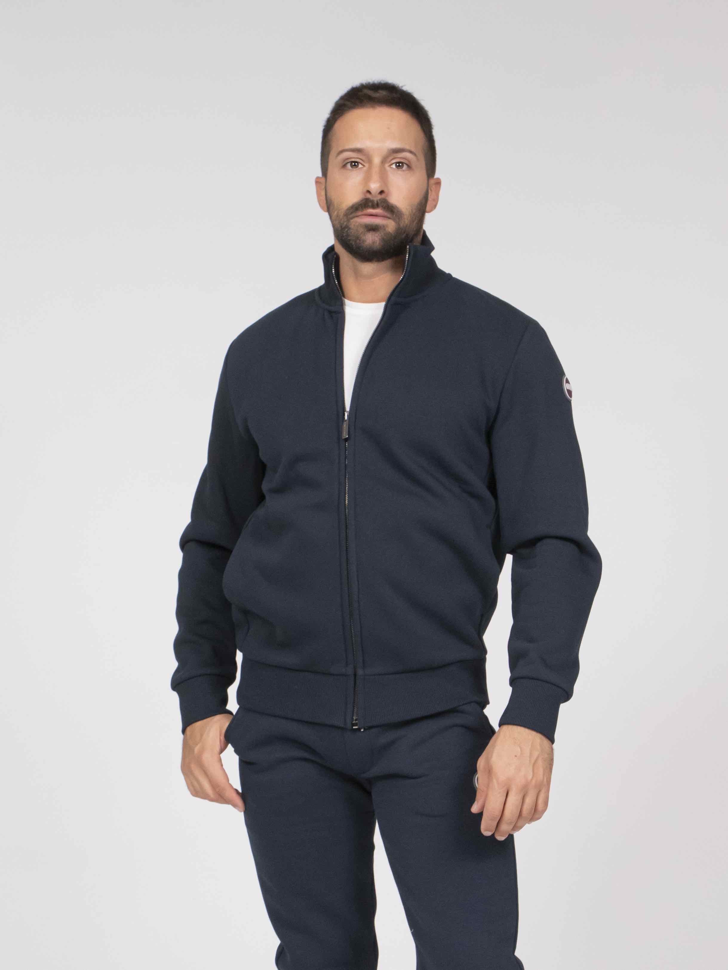 Colmar Felpa Full Zip Collo Alto 68 NAVY