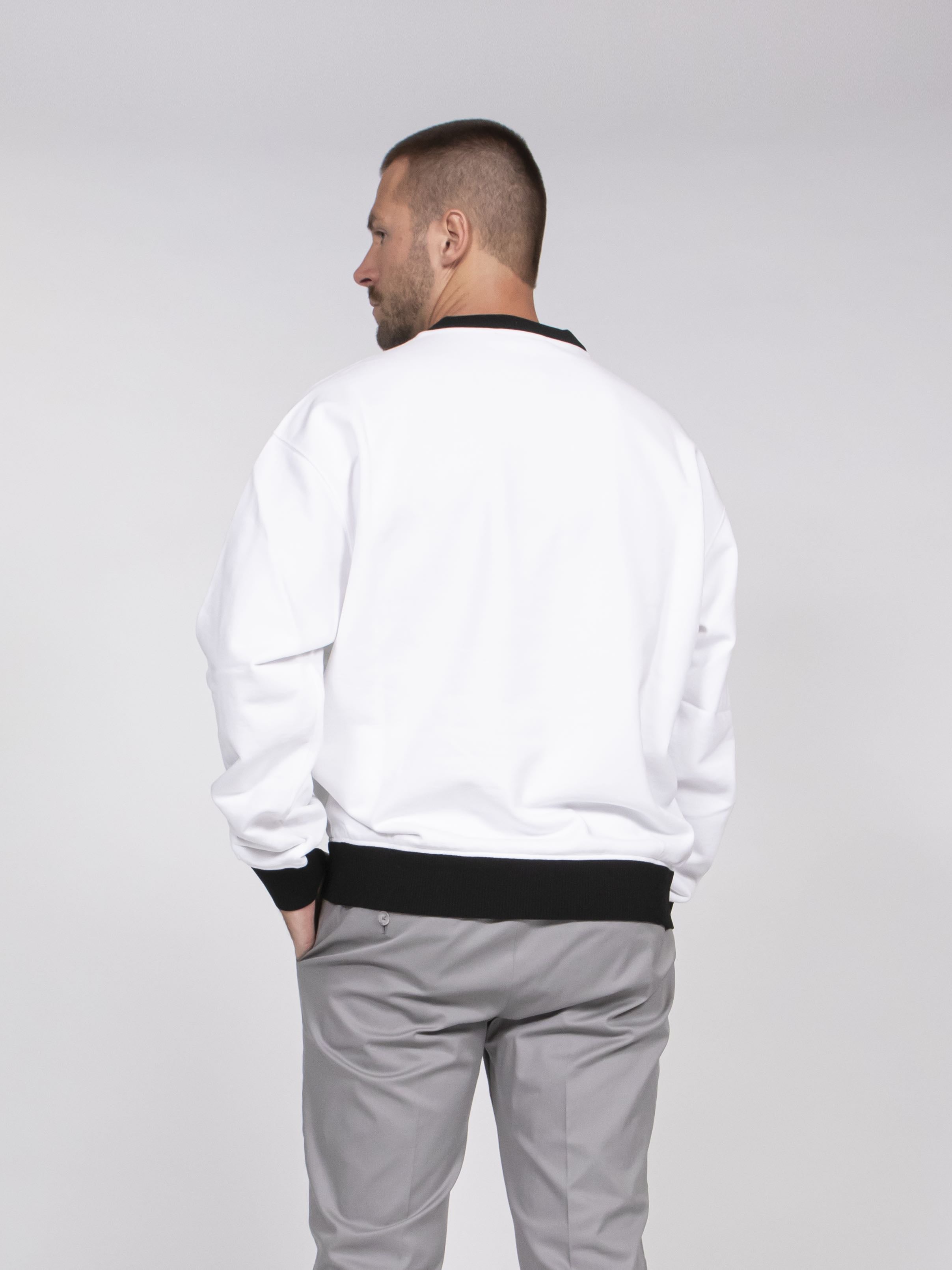 Dolce & Gabbana Felpa Girocollo W0800 BIANCO OTTICO