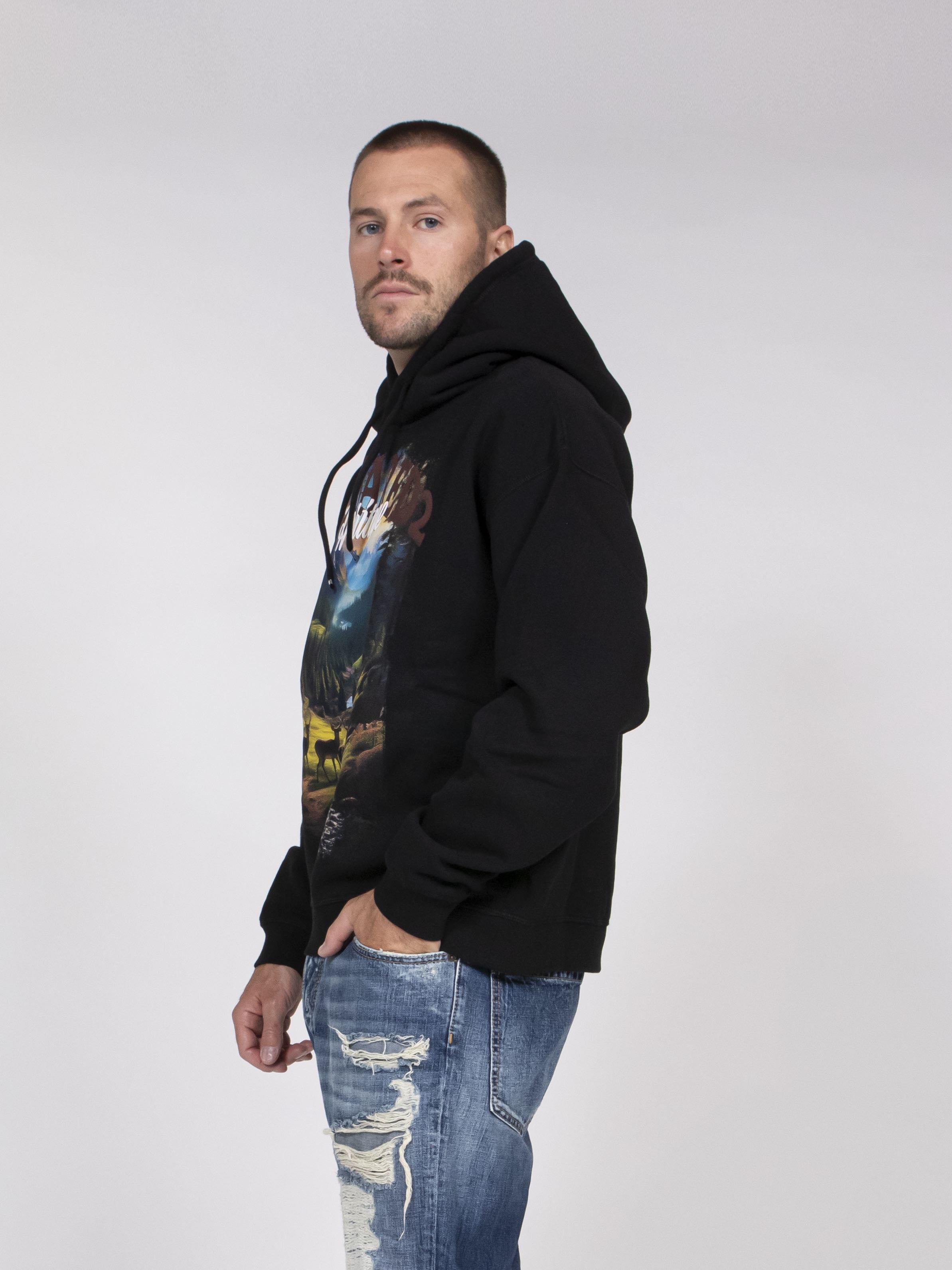 Dsquared2 Felpa Relax Fit 900 BLACK