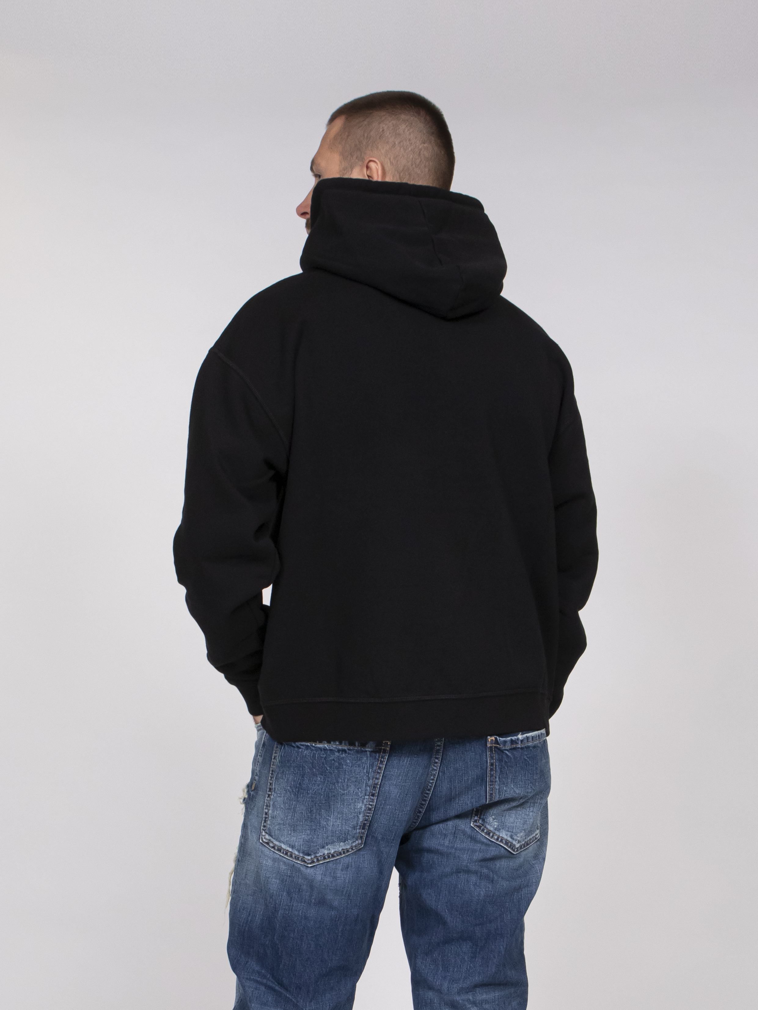 Dsquared2 Felpa Relax Fit 900 BLACK