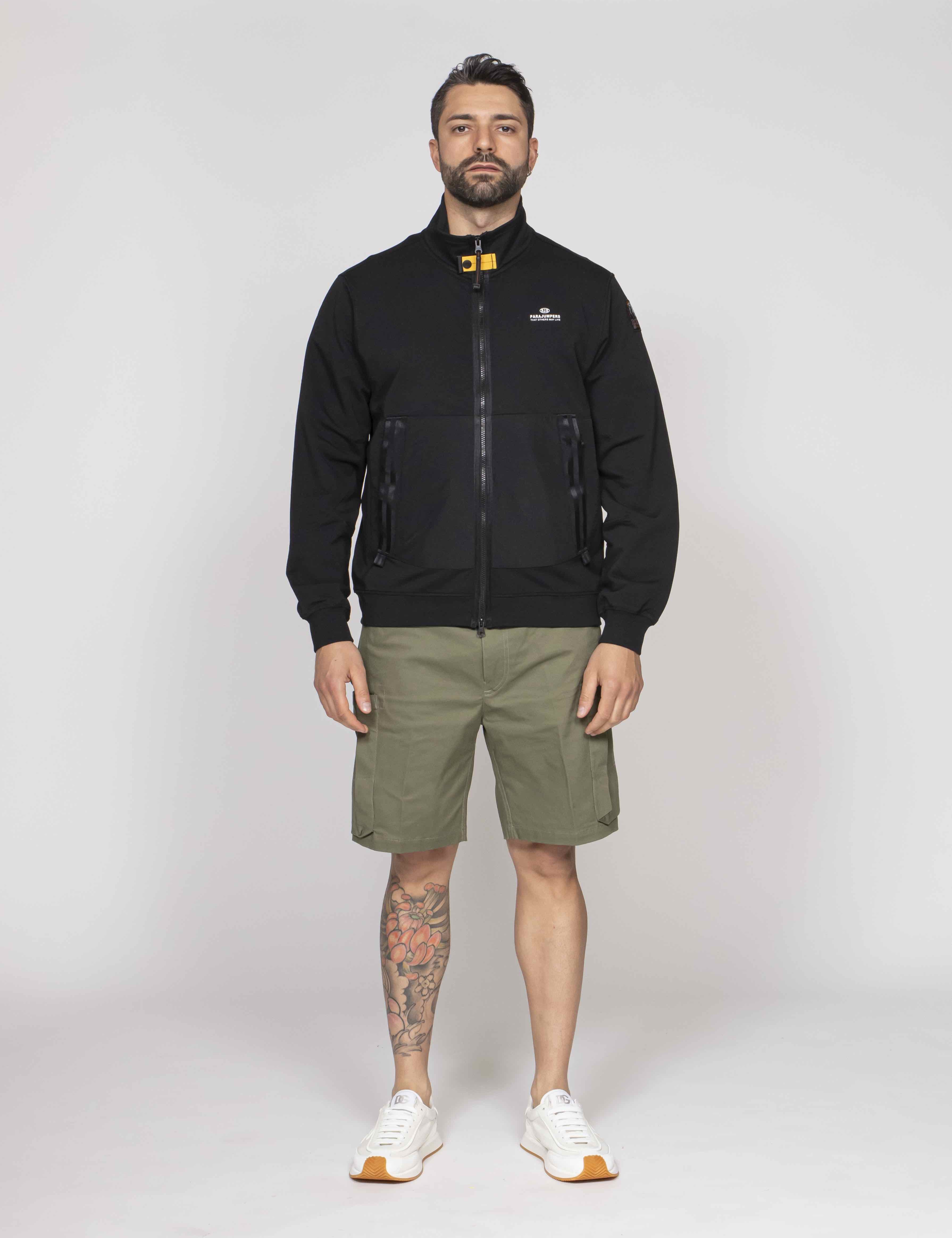 Pjs Parajumpers Felpa Thurn 0541 BLACK