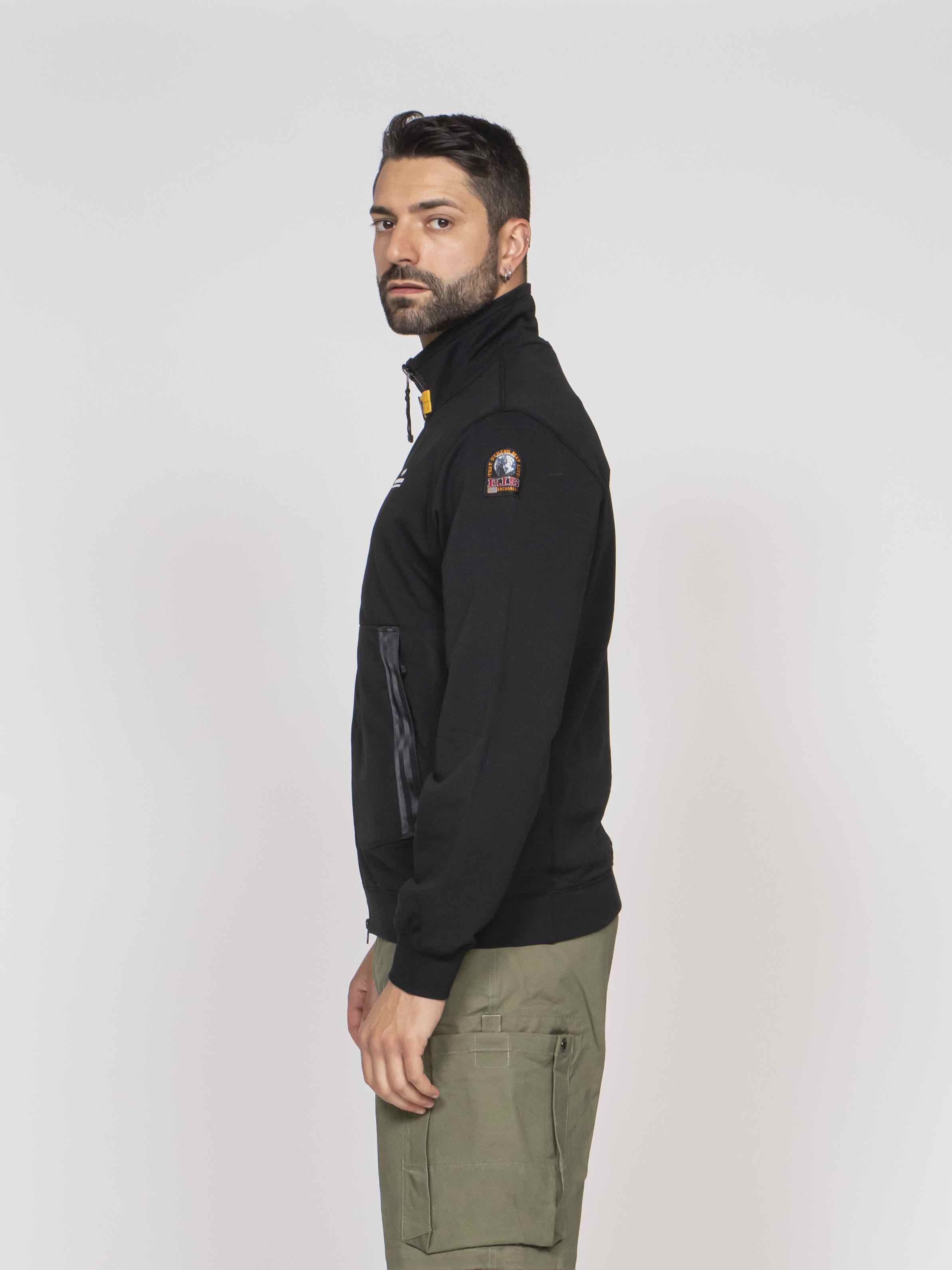 Pjs Parajumpers Felpa Thurn 0541 BLACK