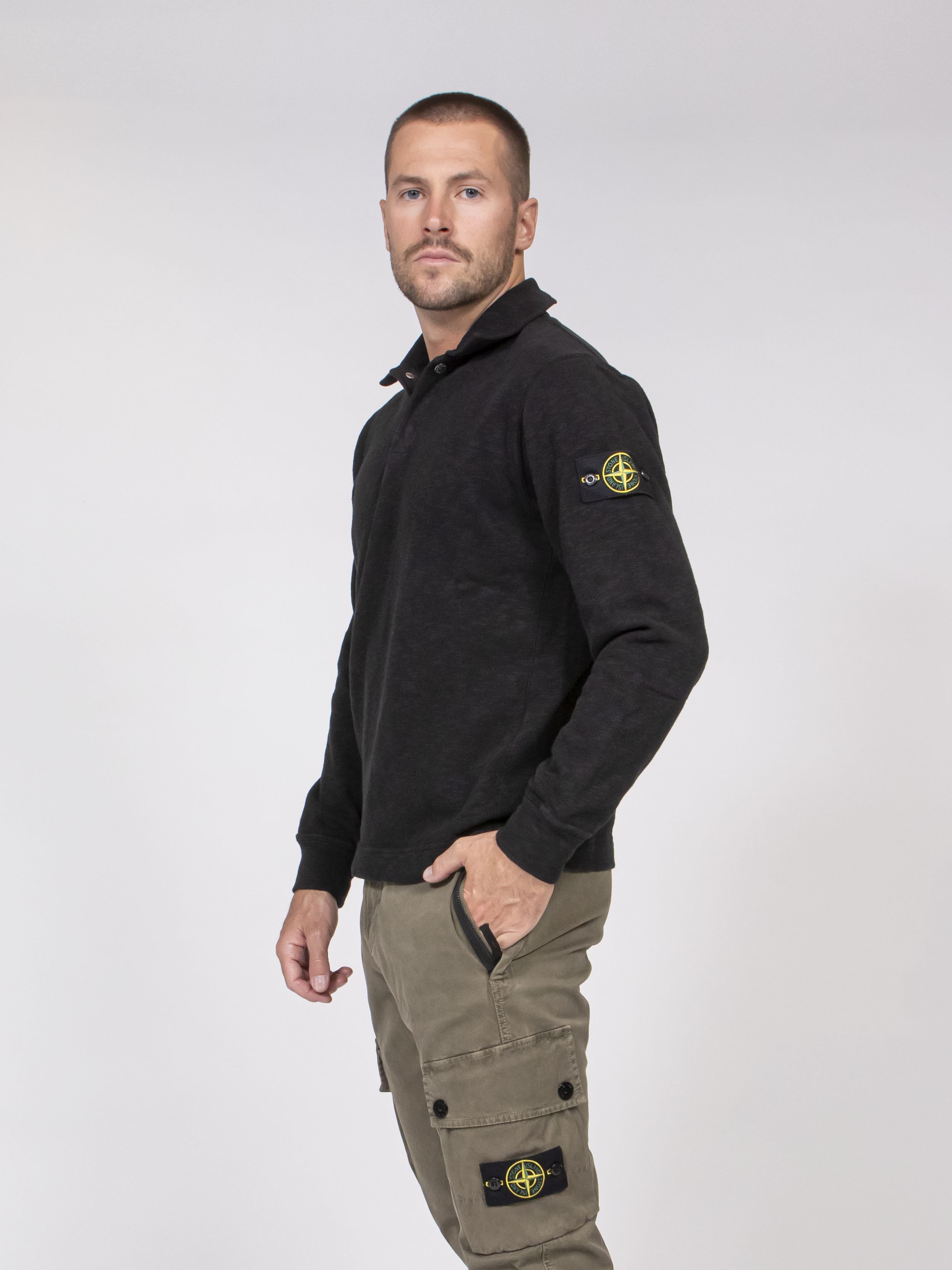 Stone Island Felpa V0029 NERO