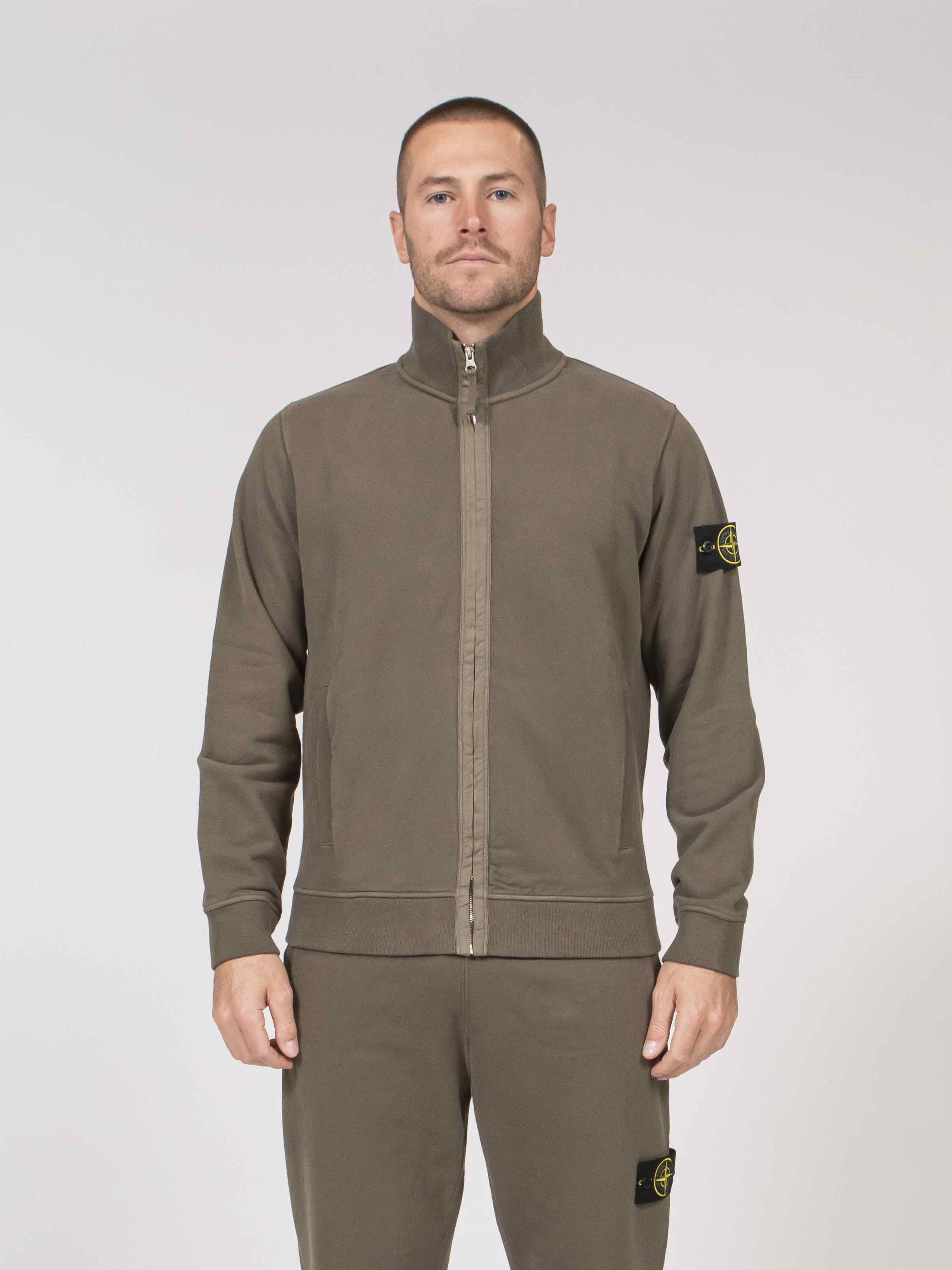 Stone Island Felpa V0054 MILITARY GREEN