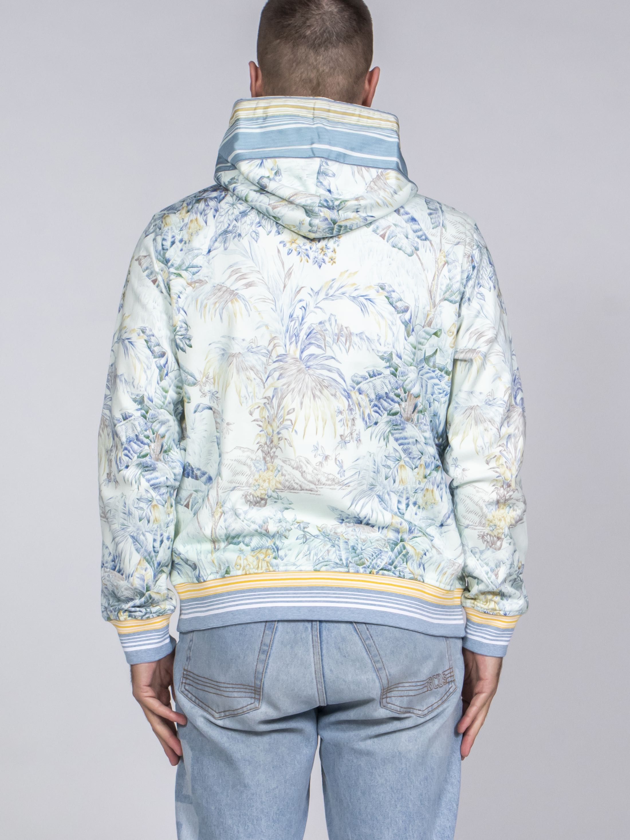 Etro Felpa X0880 STAMPA F.DO BLU