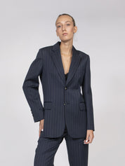 Moschino Giacca 1290 RIGATO BLU