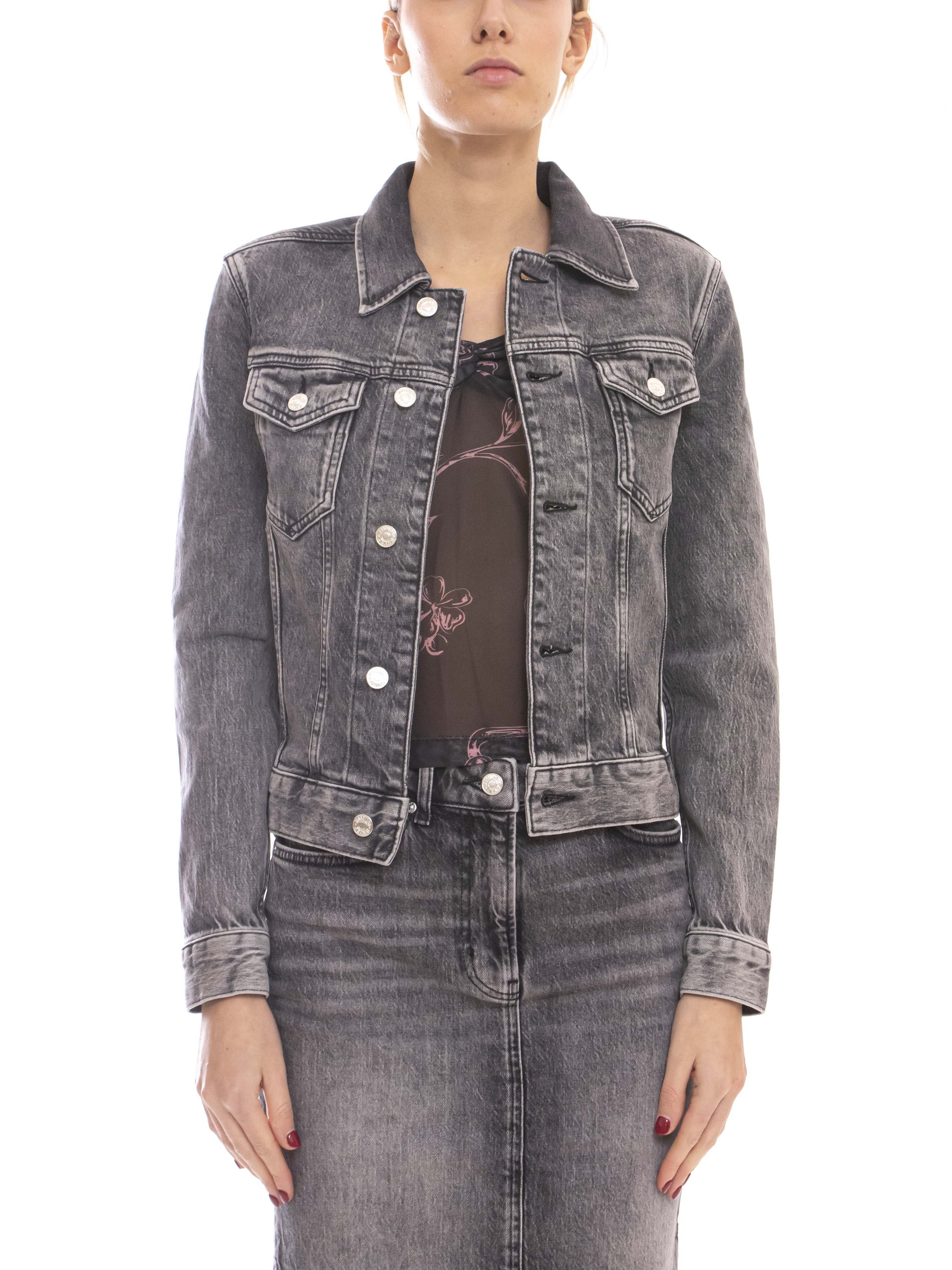 Moschino Giacca 12 5 Oz Denim 1508 FANTASIA GRIGIO