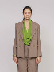 Elisabetta Franchi Giacca 229 ARGILLA