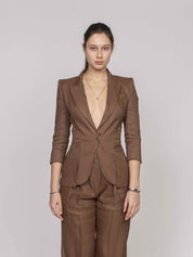Elisabetta Franchi Giacca 600 CUOIO