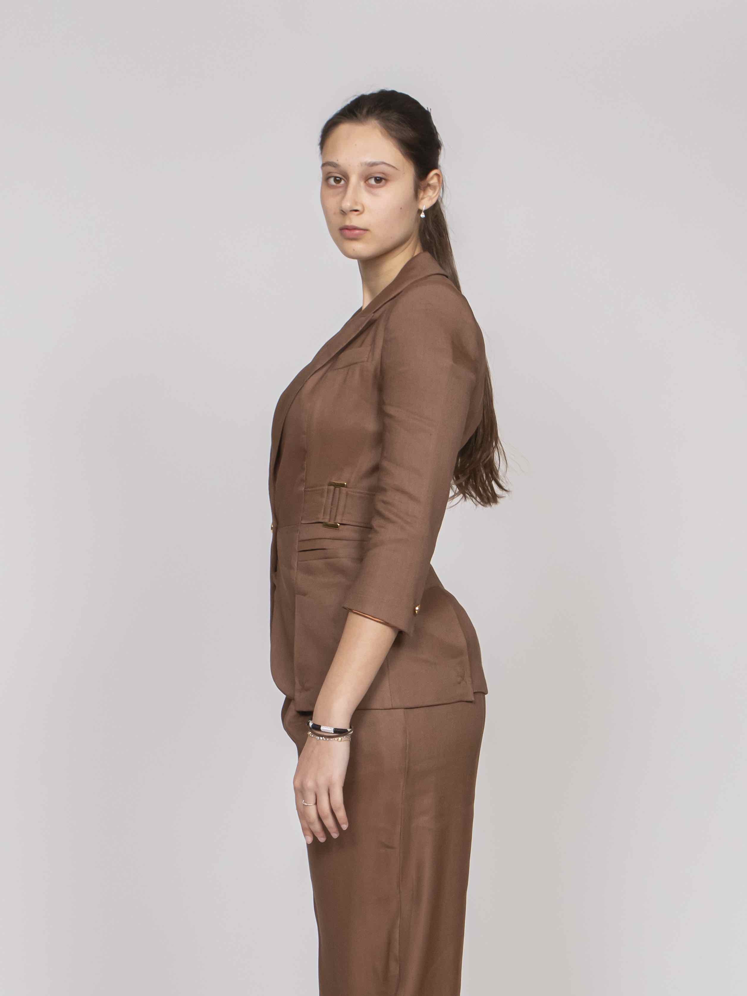 Elisabetta Franchi Giacca 600 CUOIO