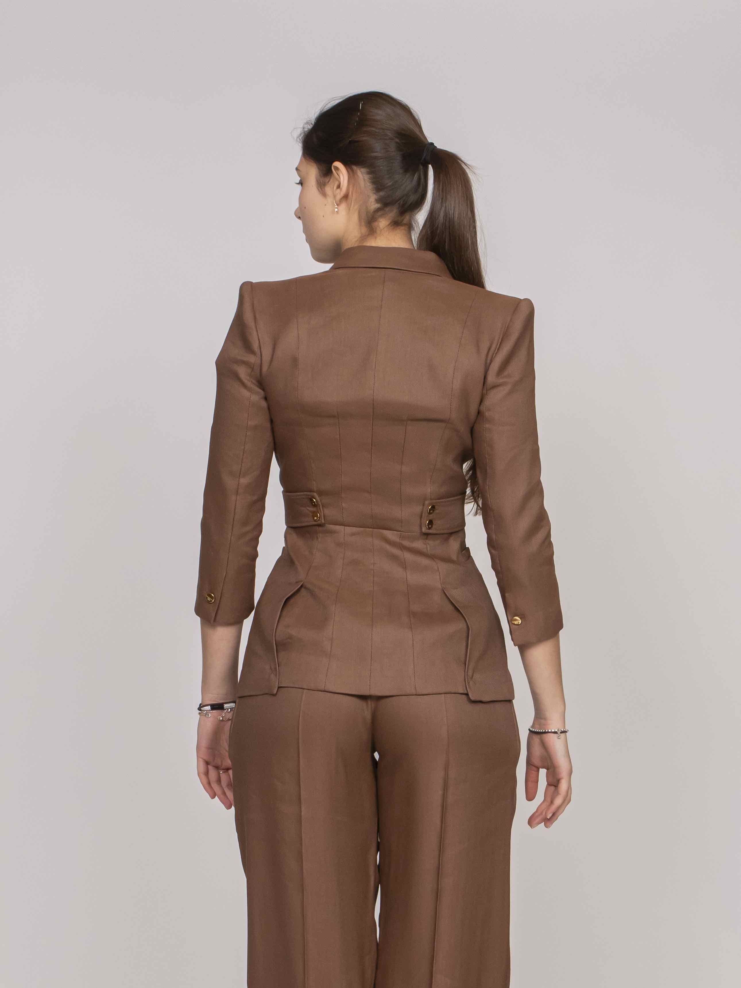Elisabetta Franchi Giacca 600 CUOIO
