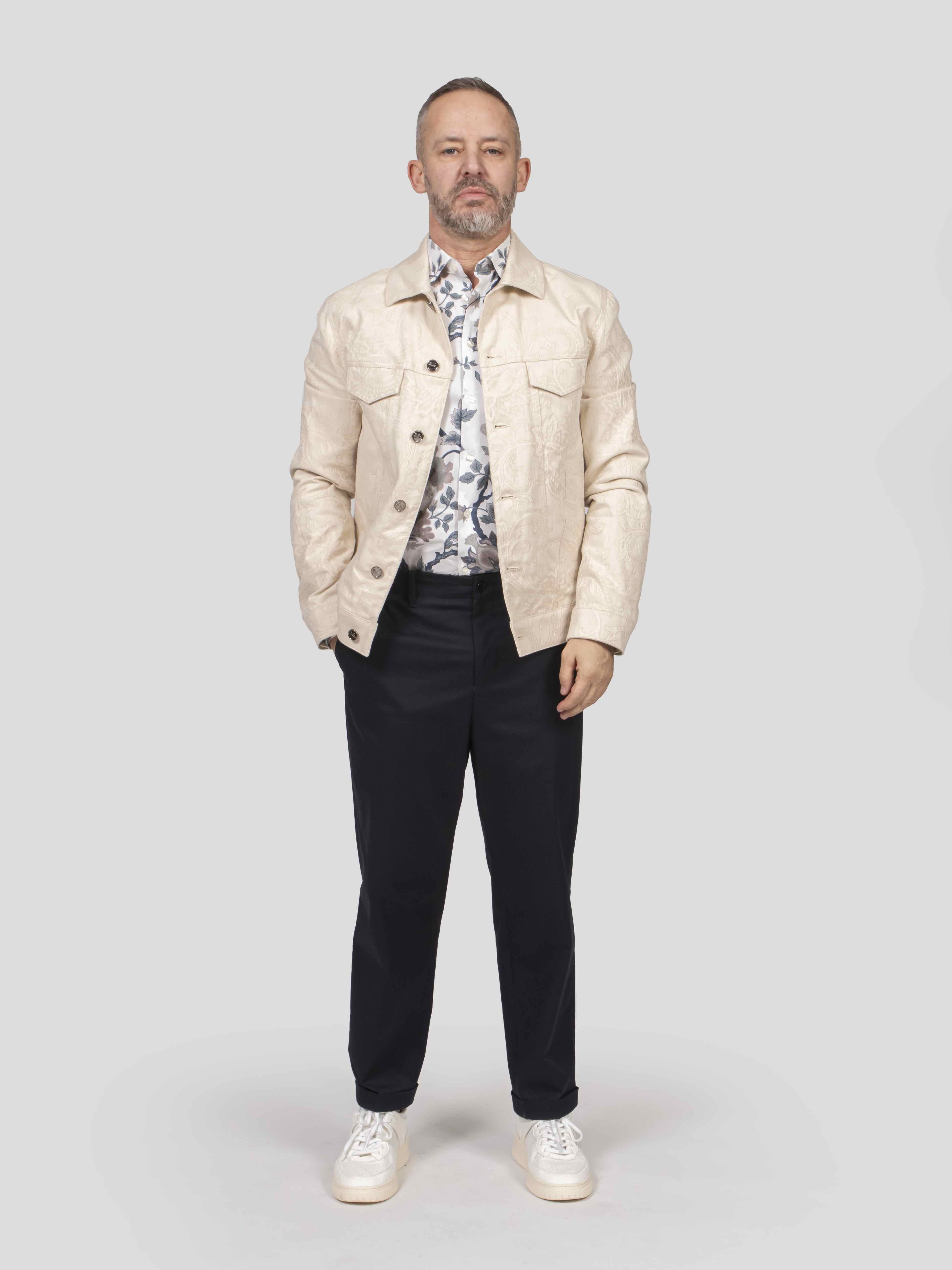 Etro Giacca Denim M0005 ECRU