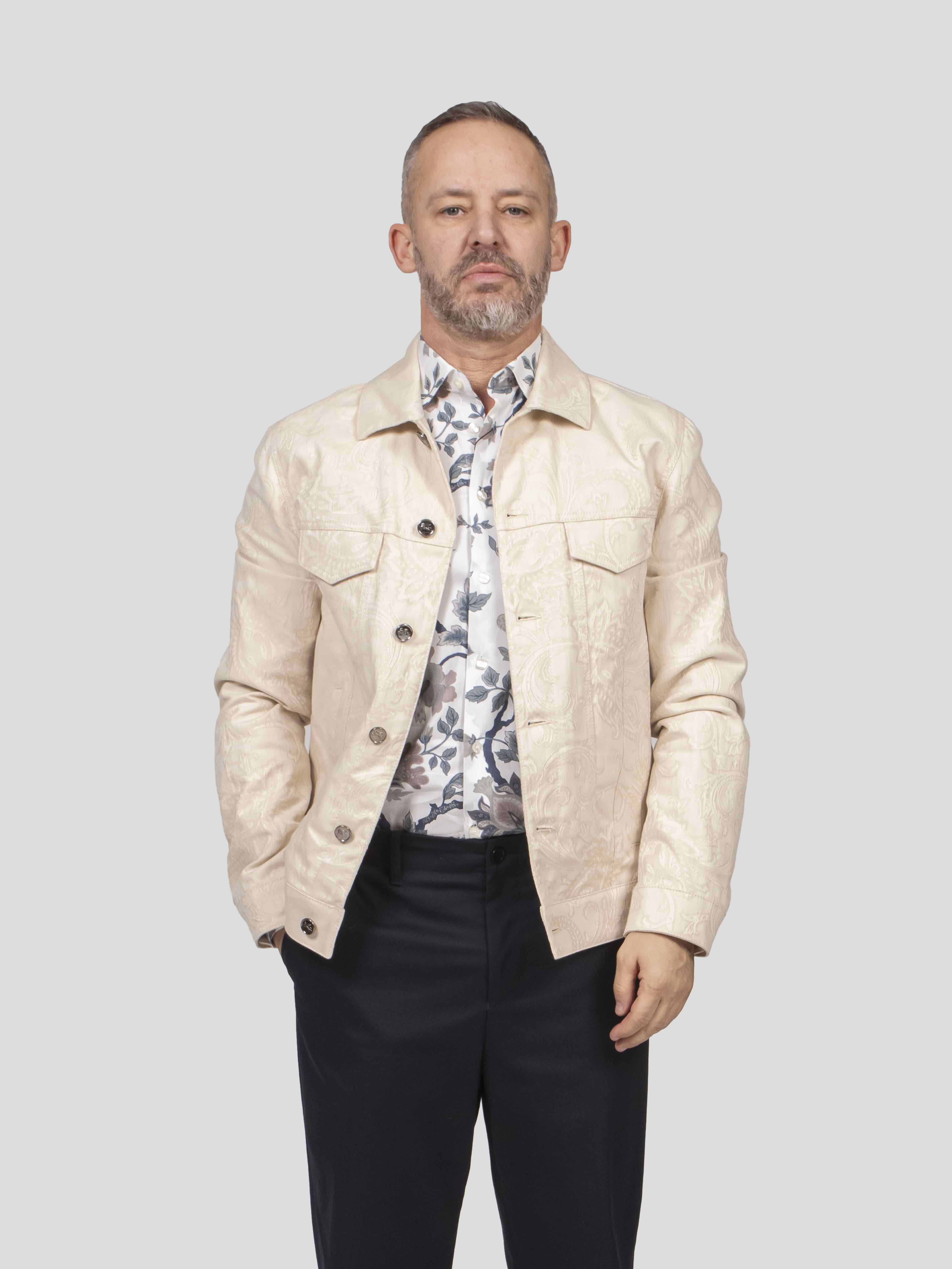 Etro Giacca Denim M0005 ECRU